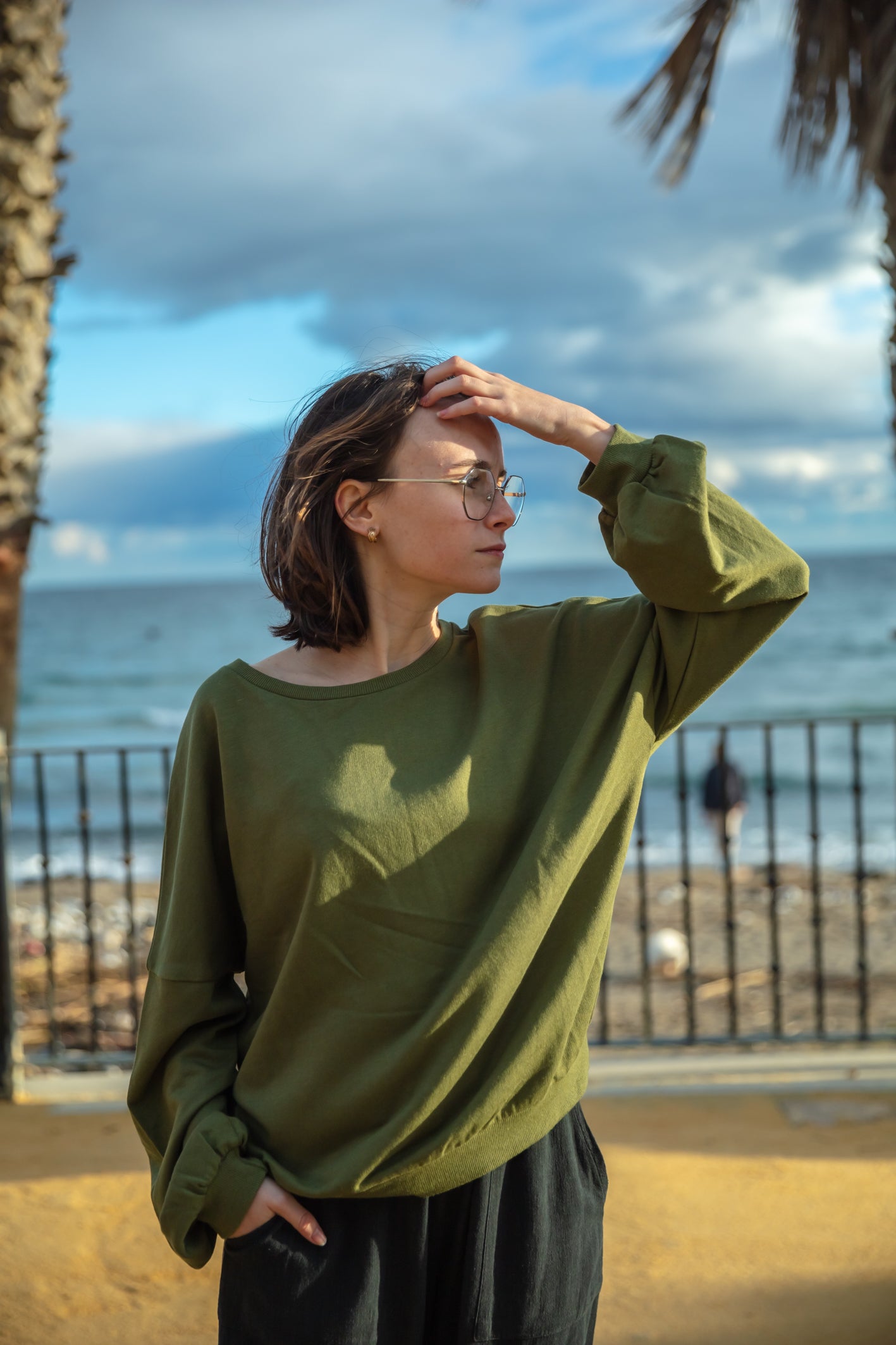 Sweater Isla - Olive
