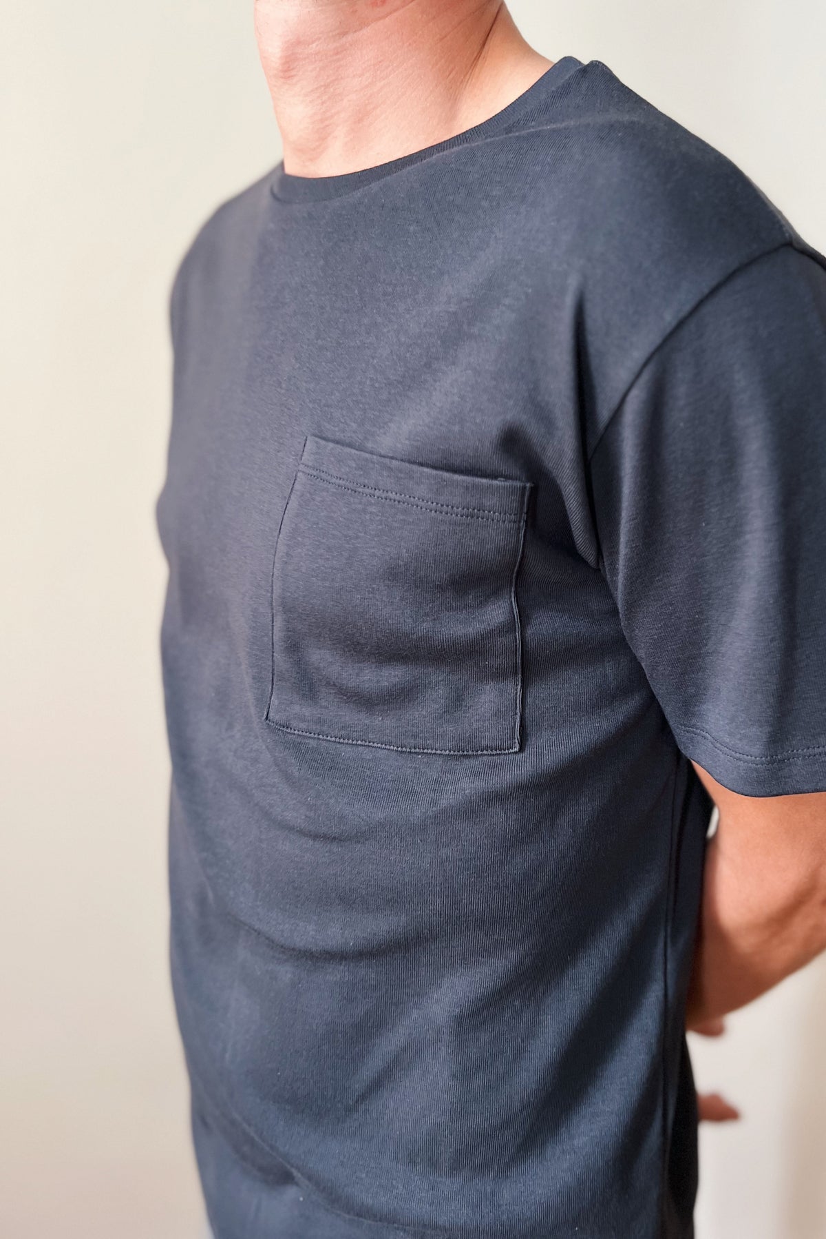 T-Shirt Tim - Charcoal Rib