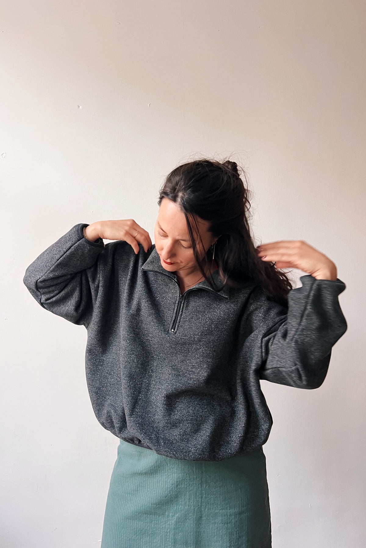 Sweater Bea - Dark Grey Melange