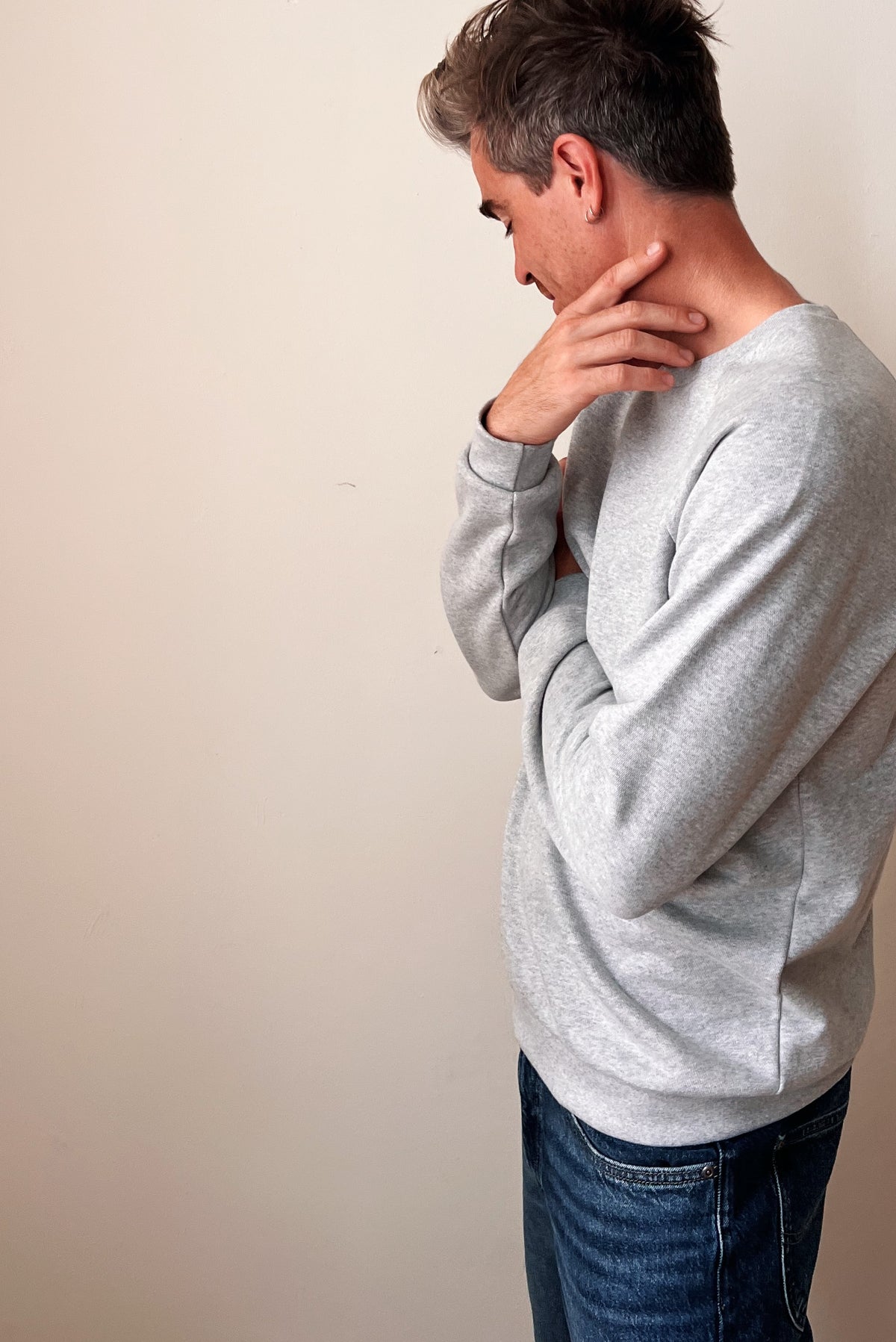 Sweater Jo - Grey Melange
