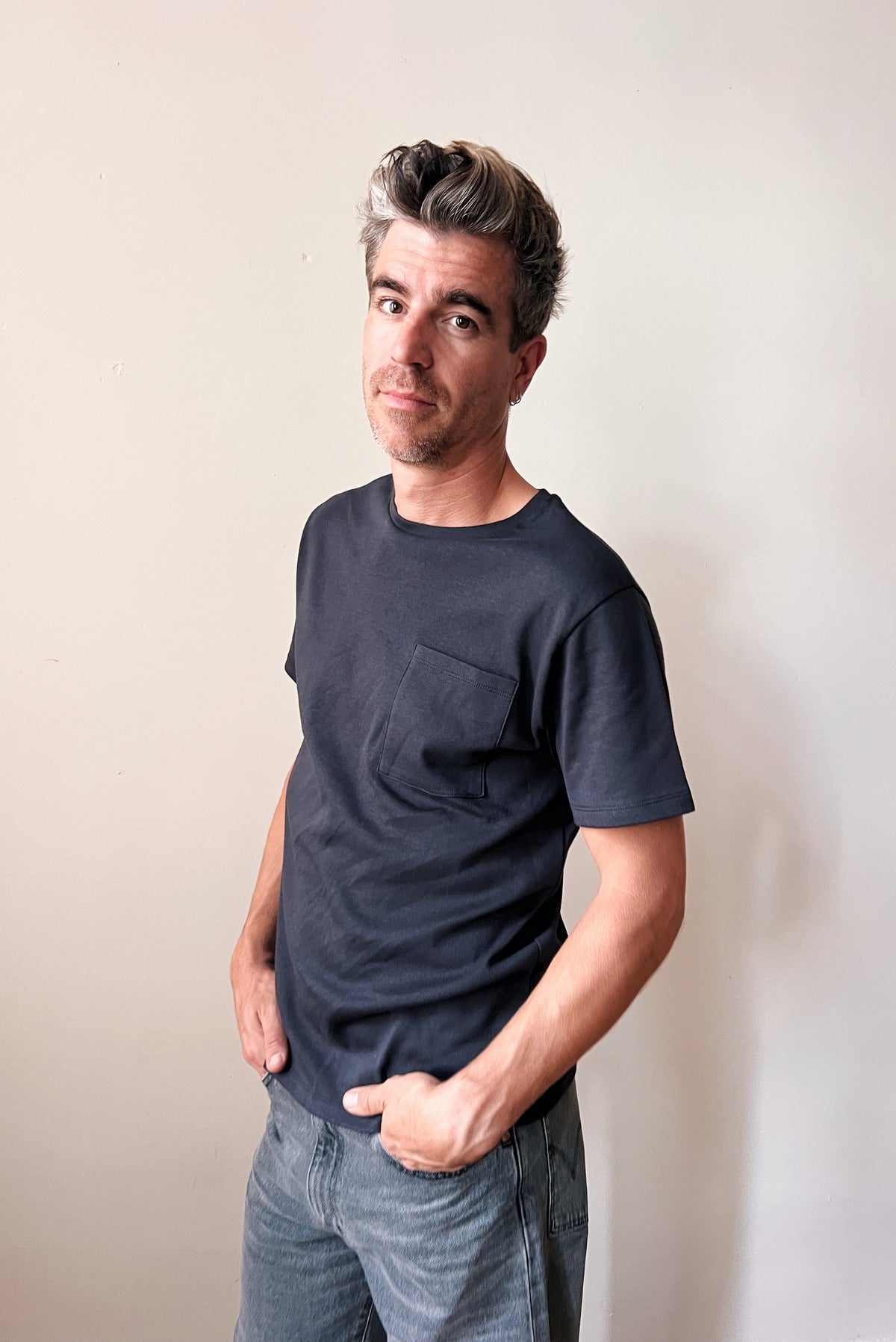 T-Shirt Tim - Charcoal Rib