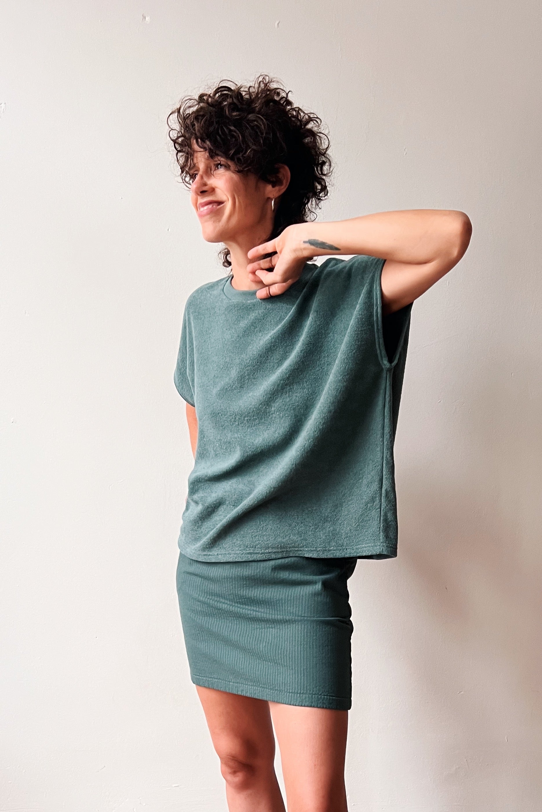 Rok Erin - Reversed Corduroy - Sage