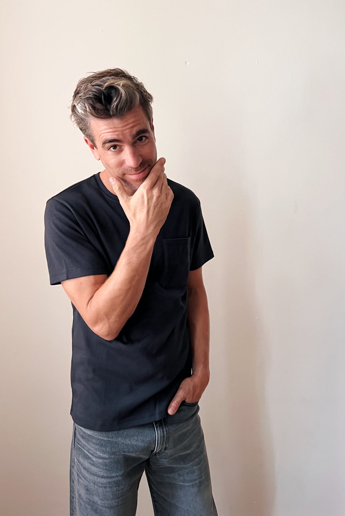 T-Shirt Tim - Charcoal Rib