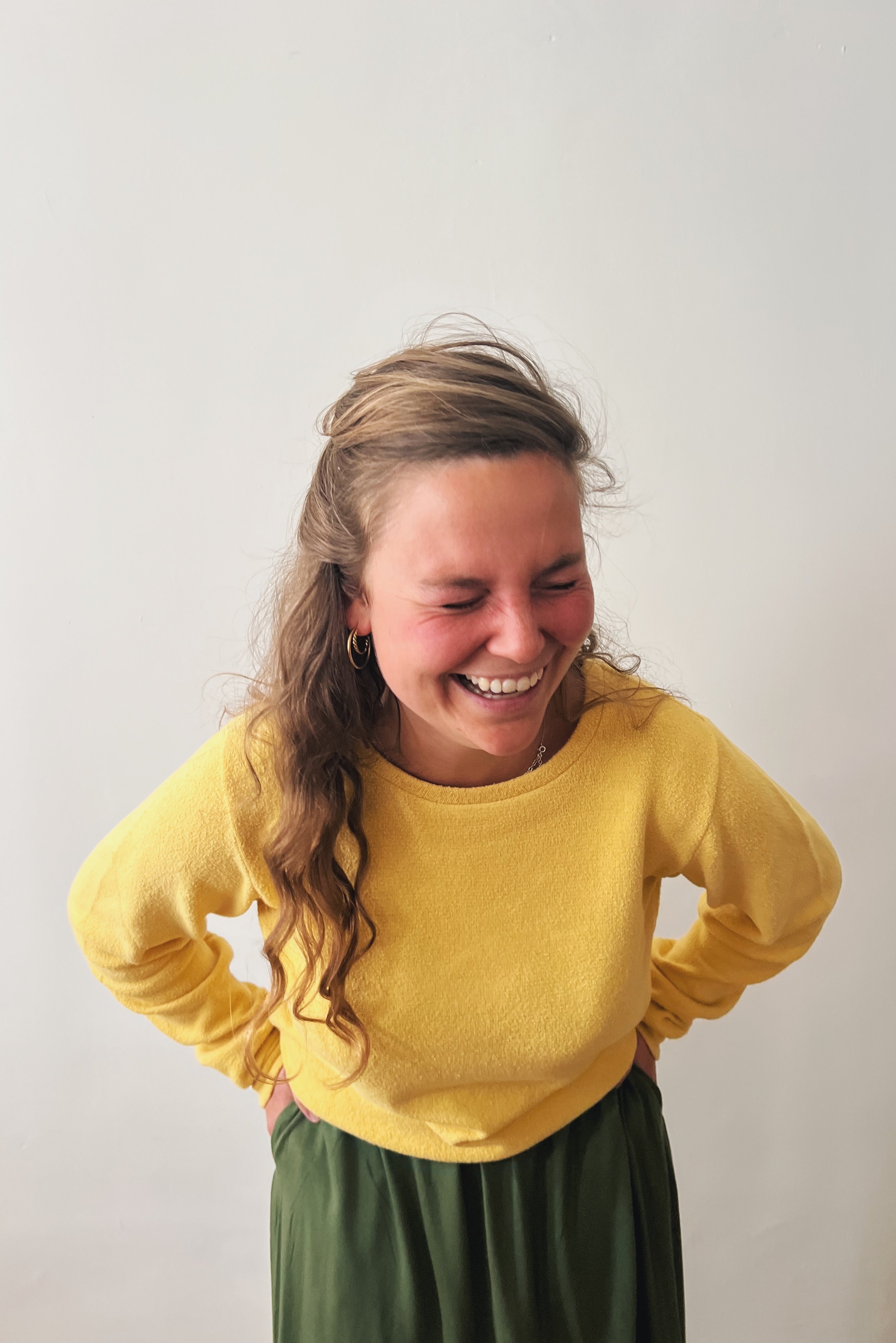 Knitted Jumper Mia - Sunflower