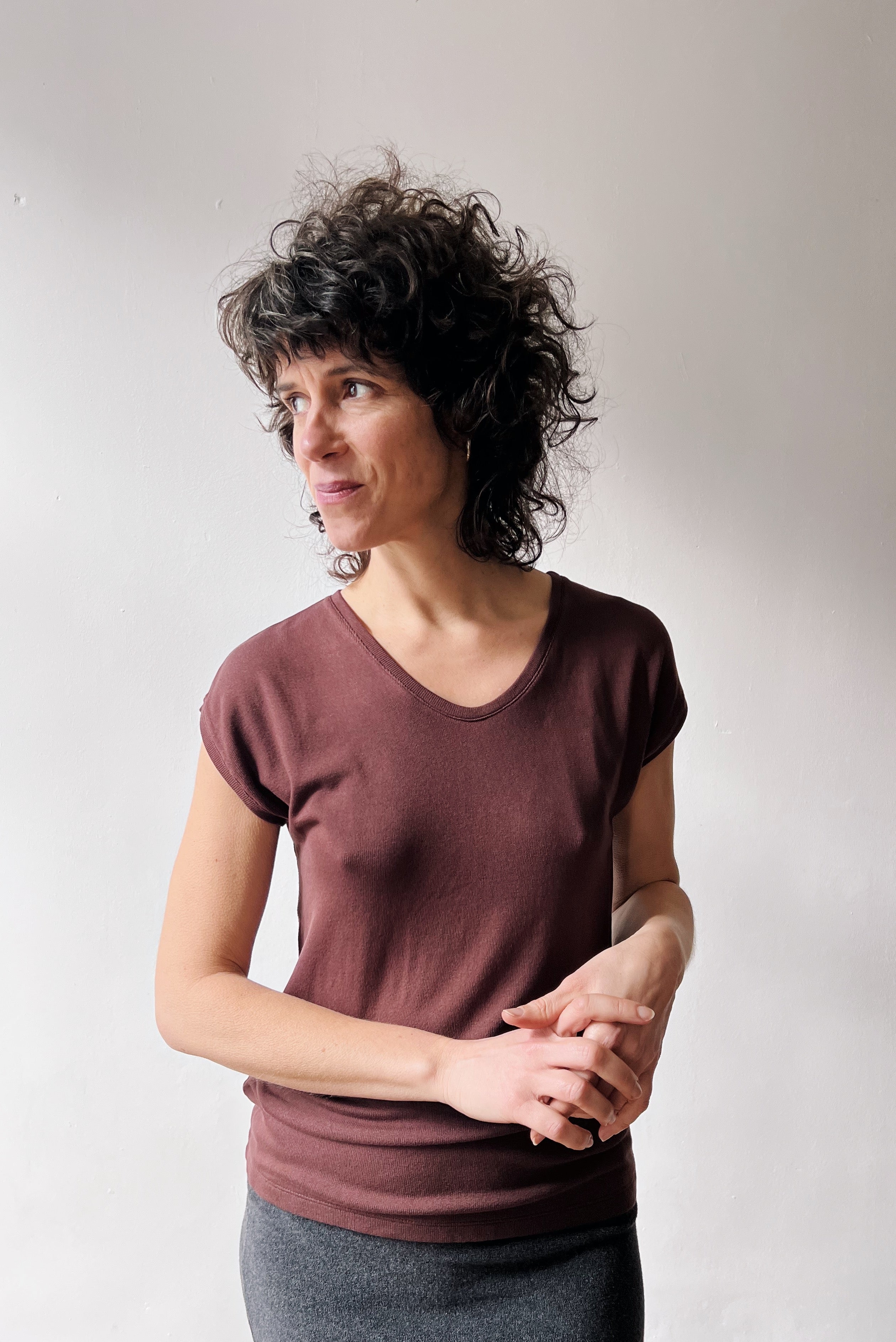 T-Shirt Esmé - Aubergine