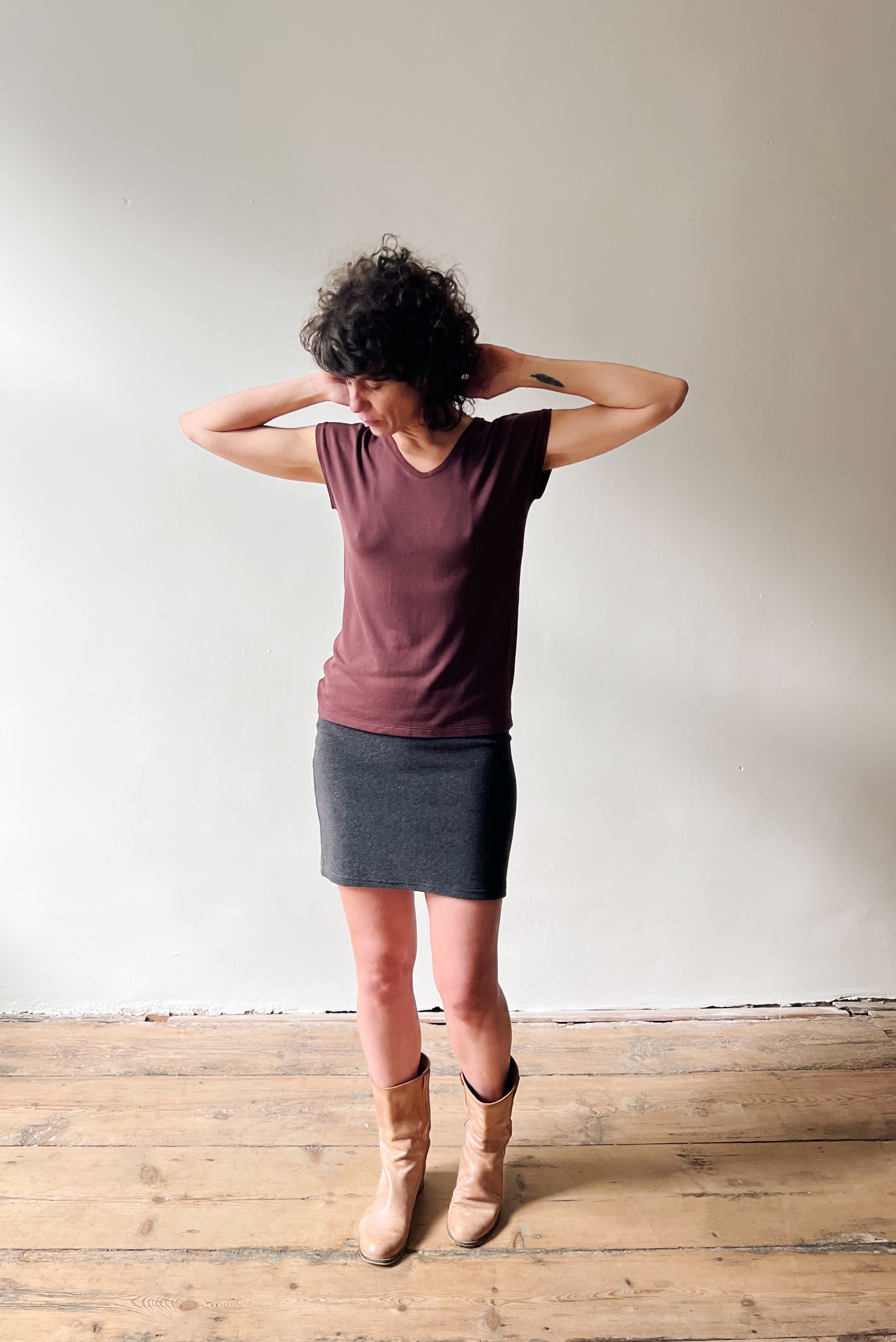 T-Shirt Esmé - Aubergine