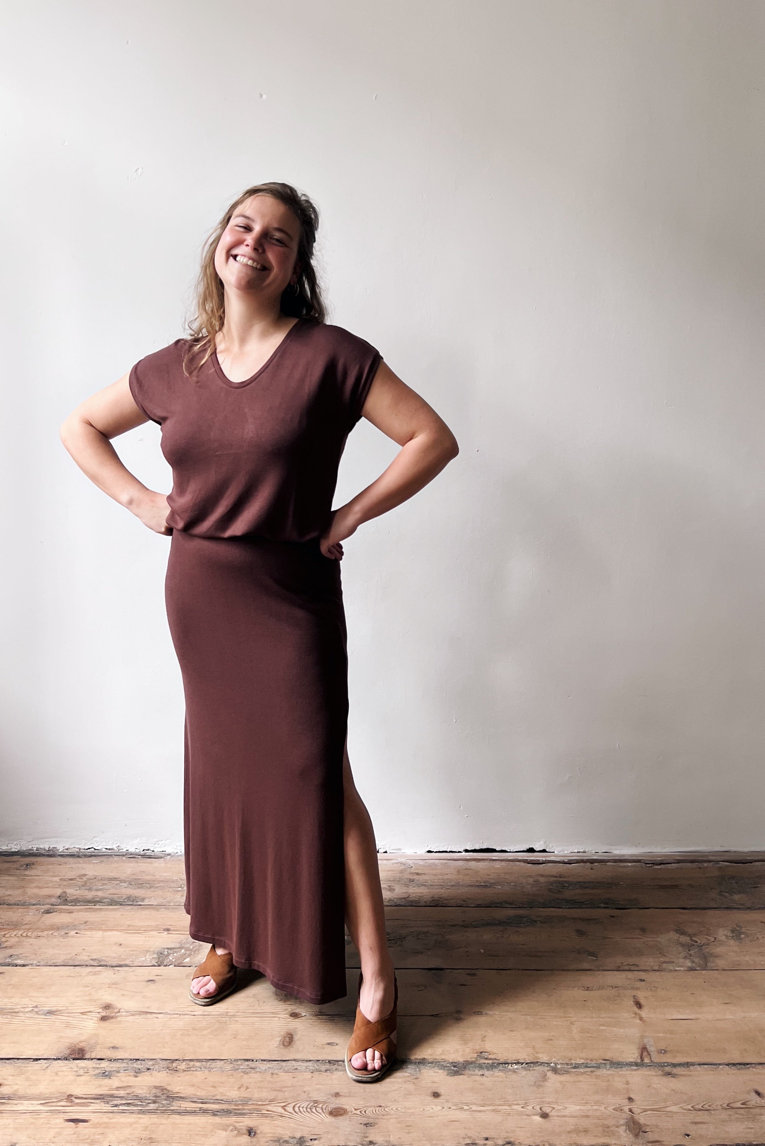 Skirt Lily - Aubergine