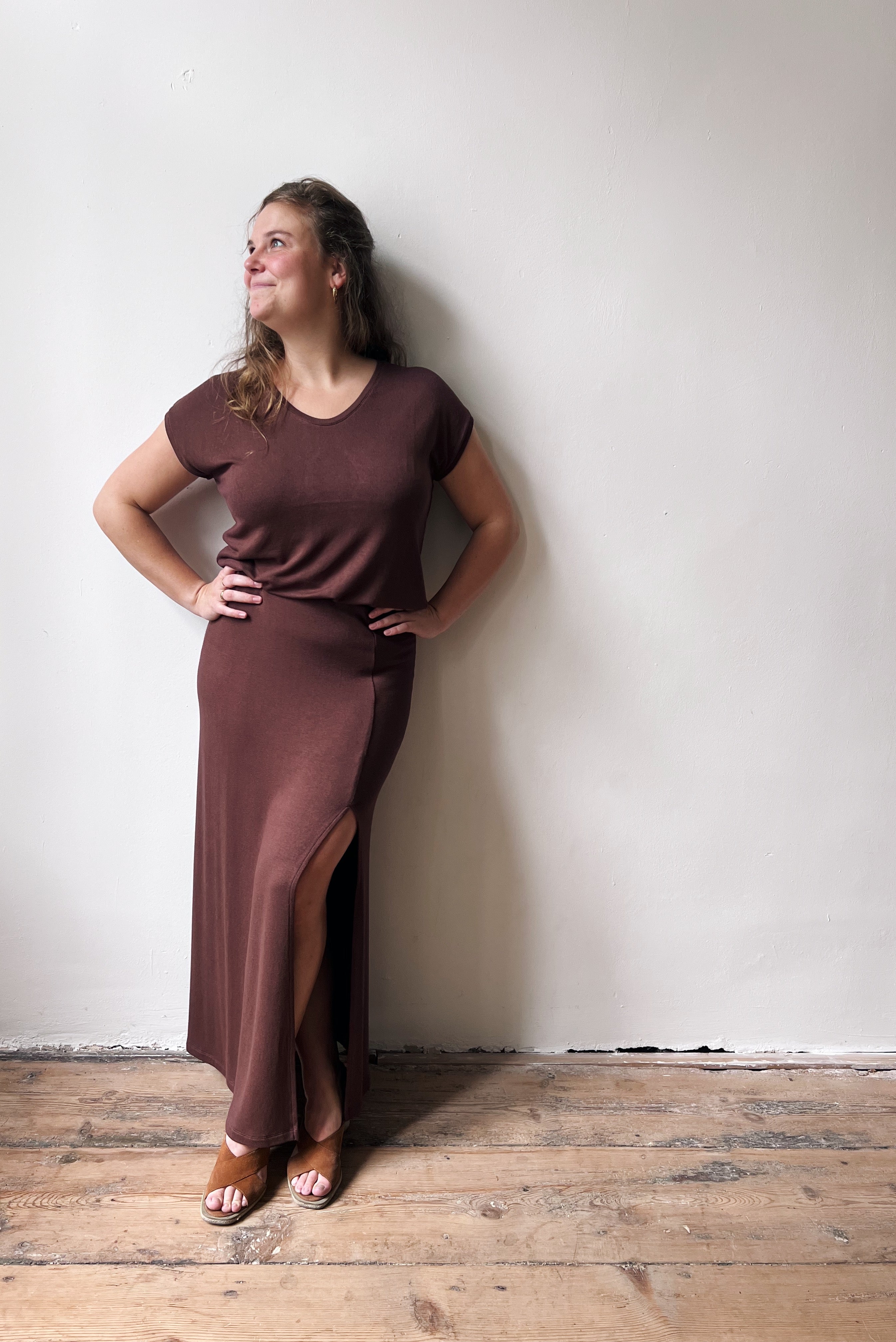 Skirt Lily - Aubergine