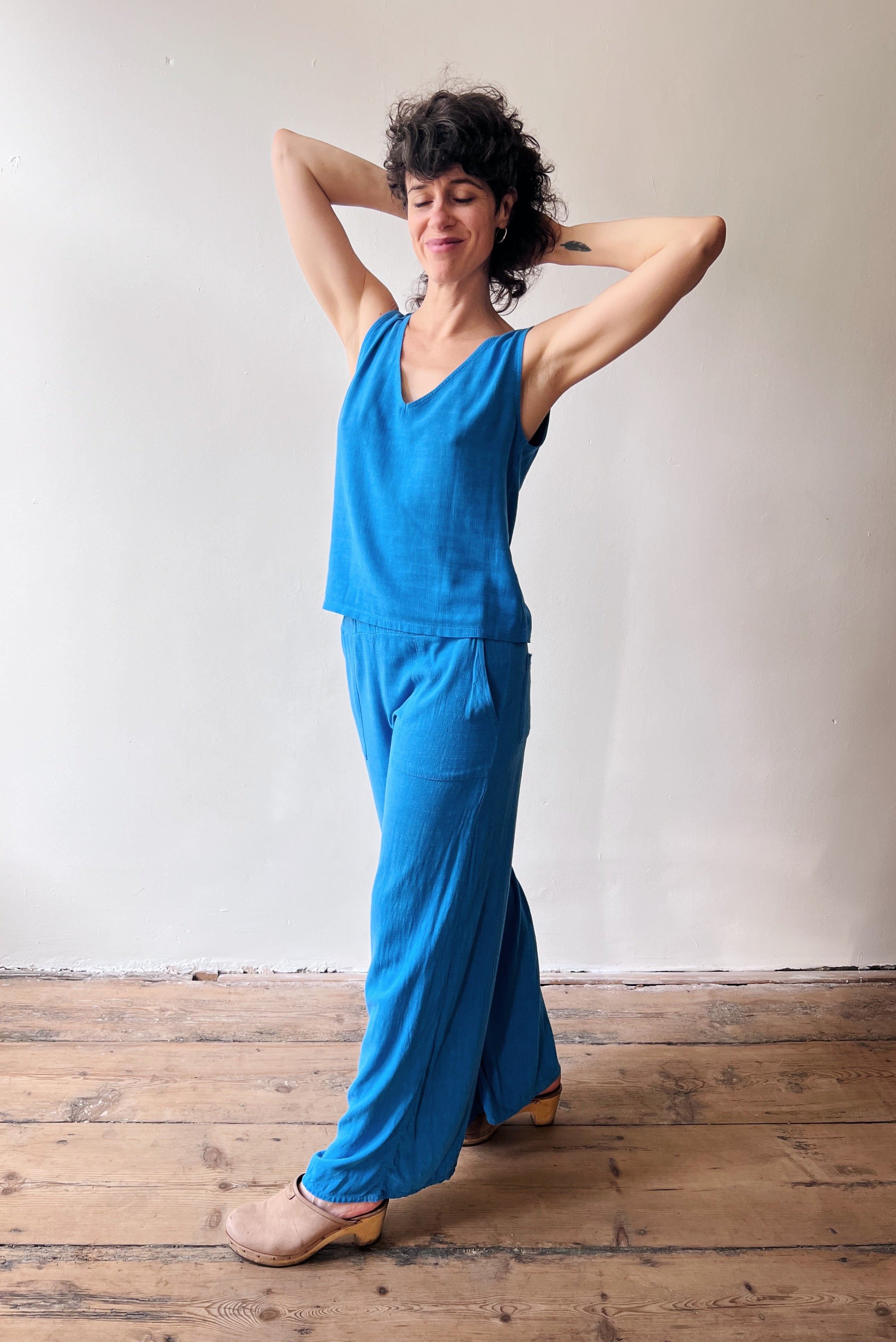 Wide Pants Marta+ - Bright Blue