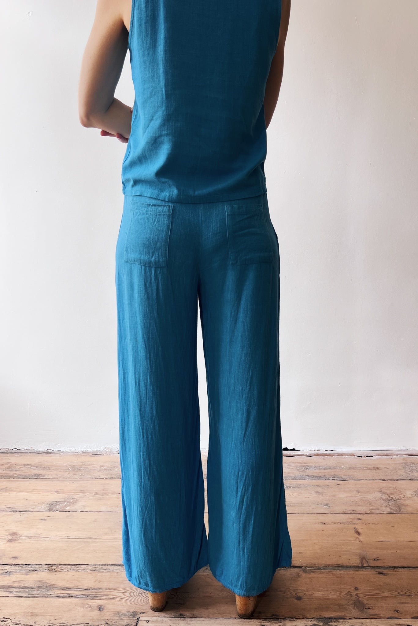 Wijde Broek Marta+ - Bright Blue