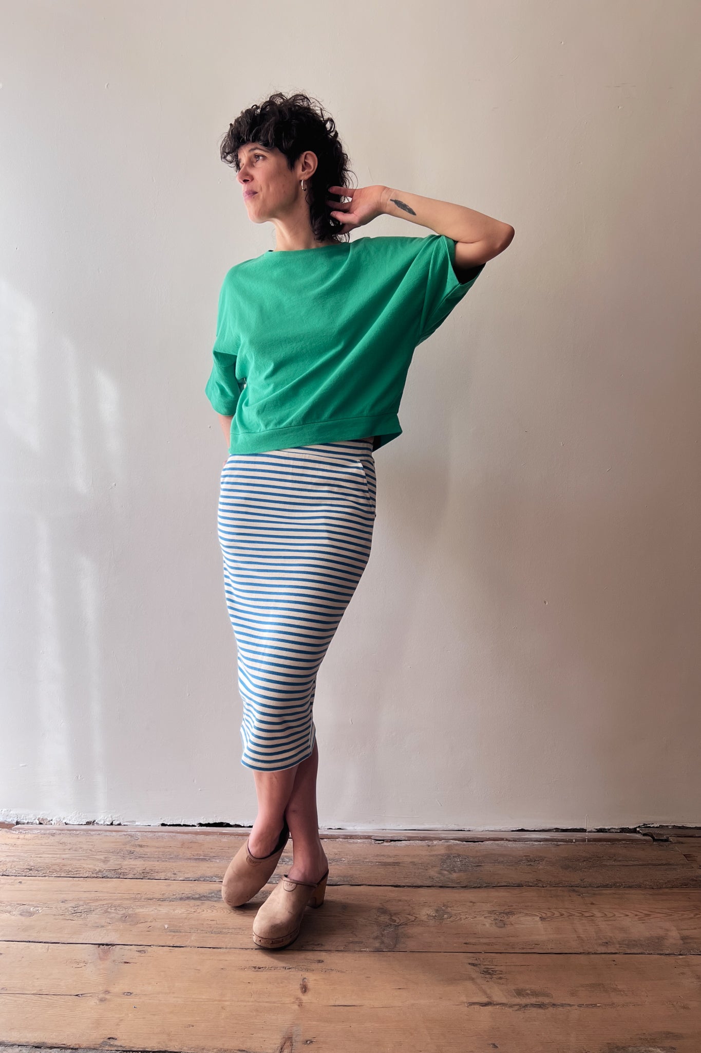 Rok Olivia - Bright Blue Stripes