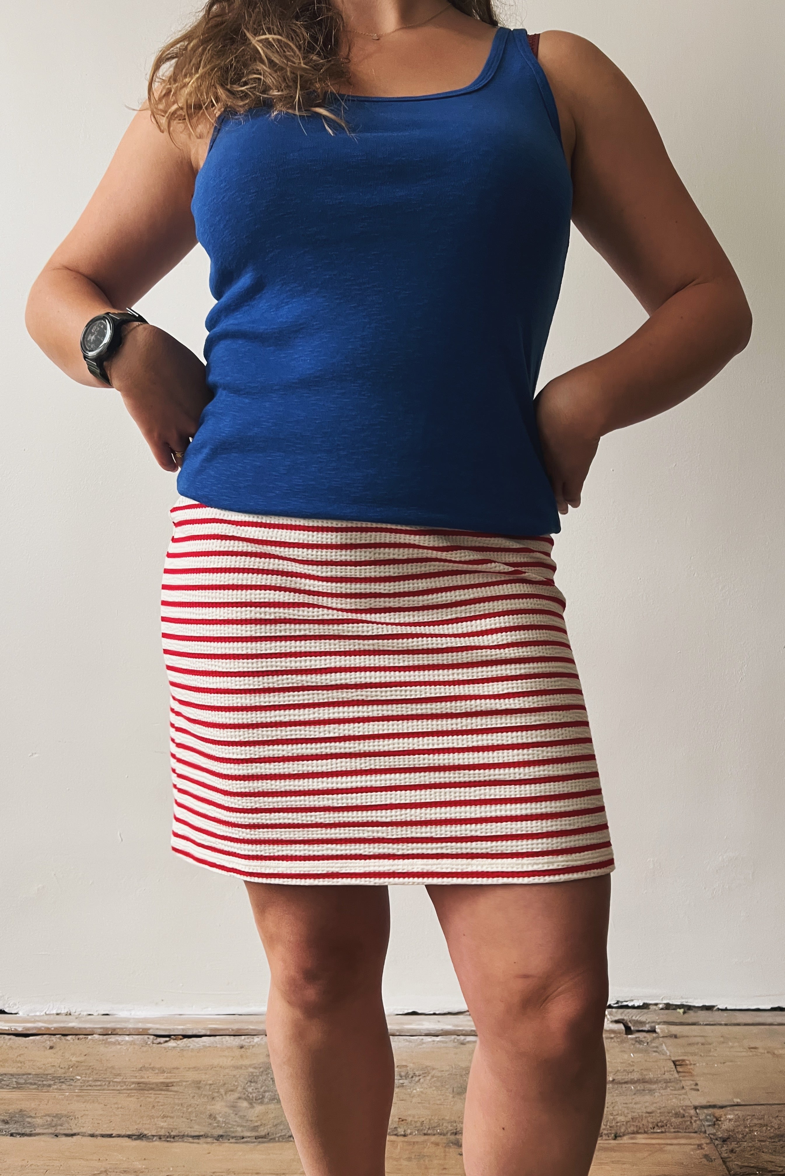 Skirt Ella - Ruby Stripes