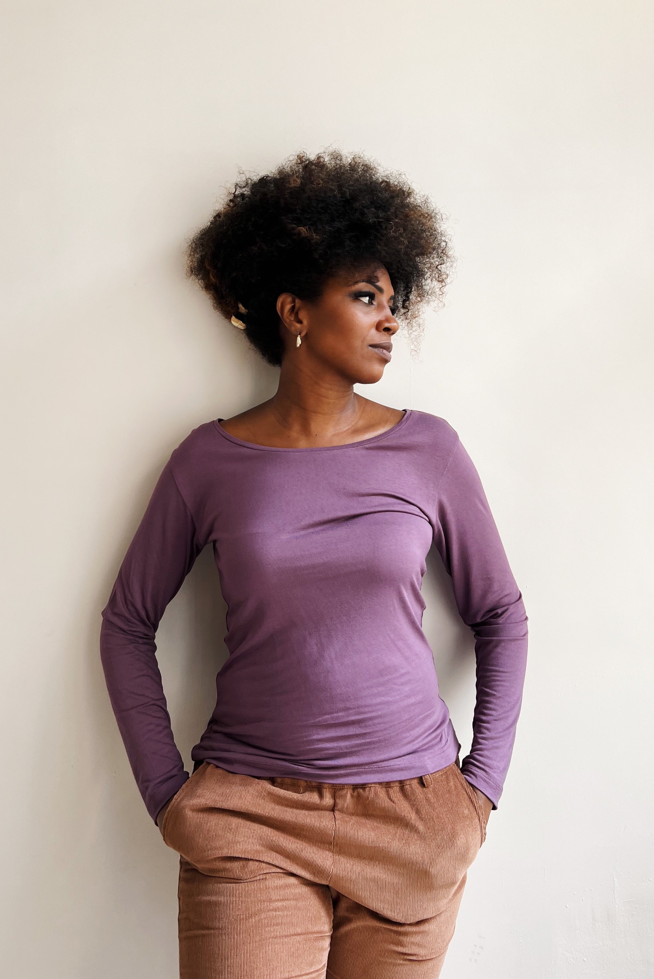 the dão store - Longsleeve Iris - Plum - T-shirts | Tops