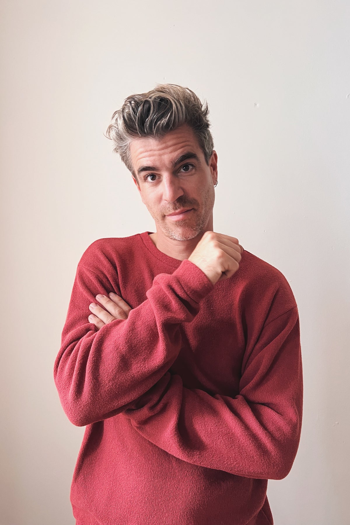Knitted Sweater Jonas - Brick Red