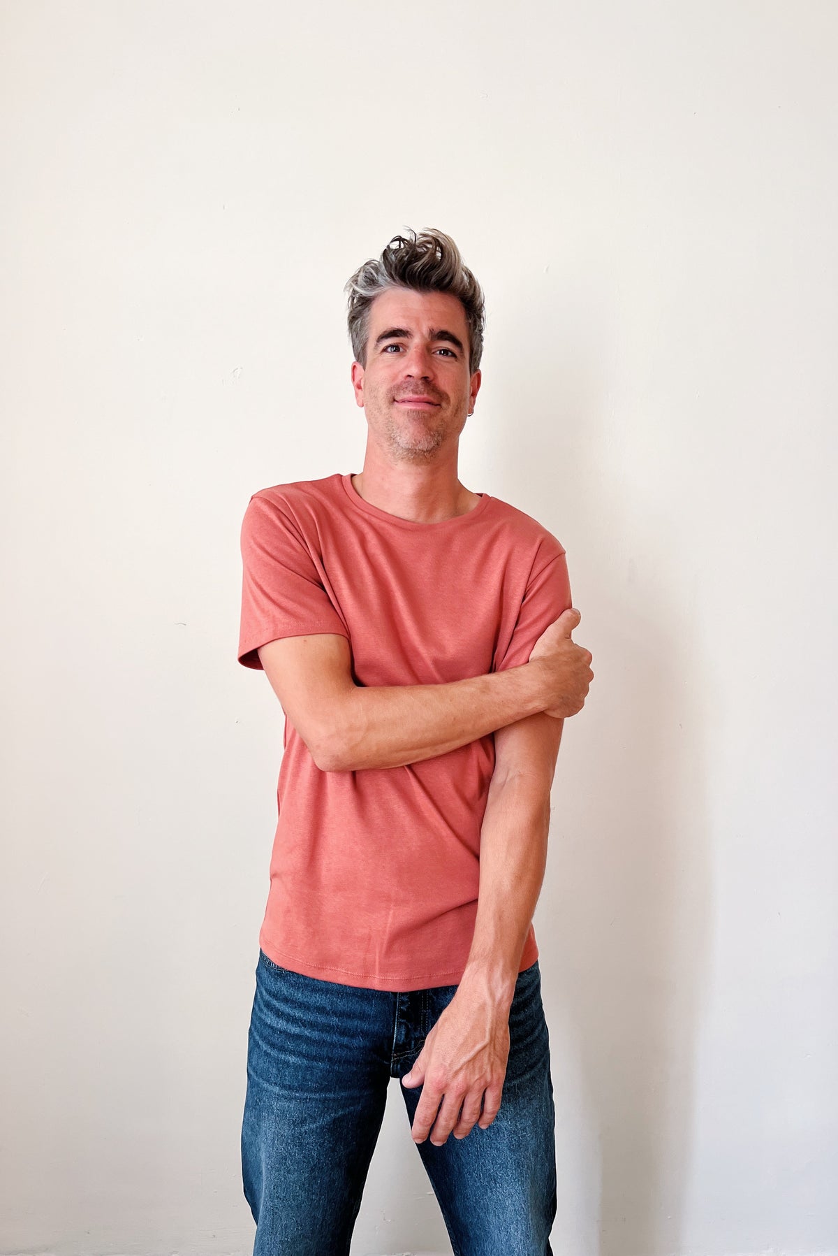 T-Shirt Tim - Blush Rib