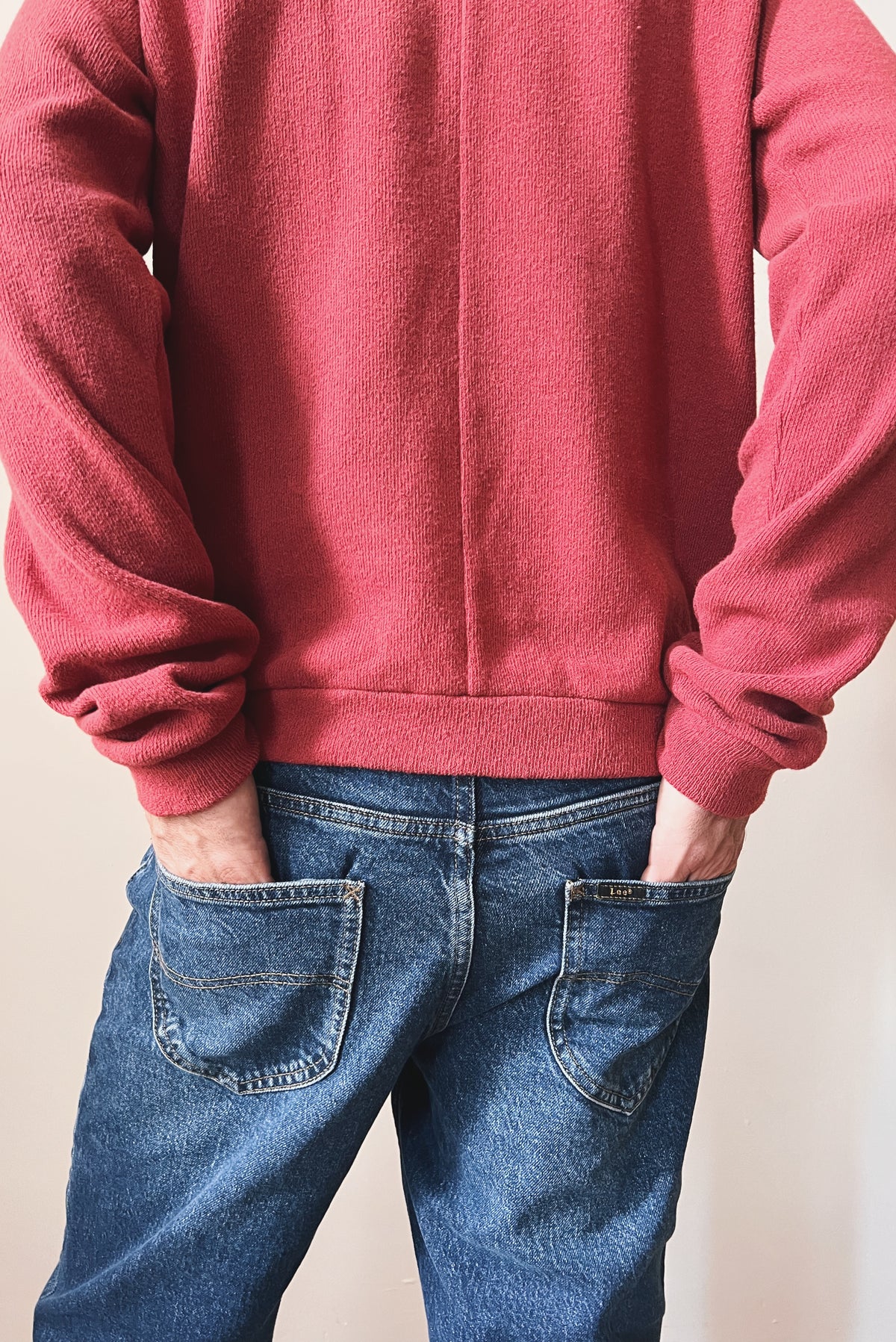 Knitted Sweater Jonas - Brick Red