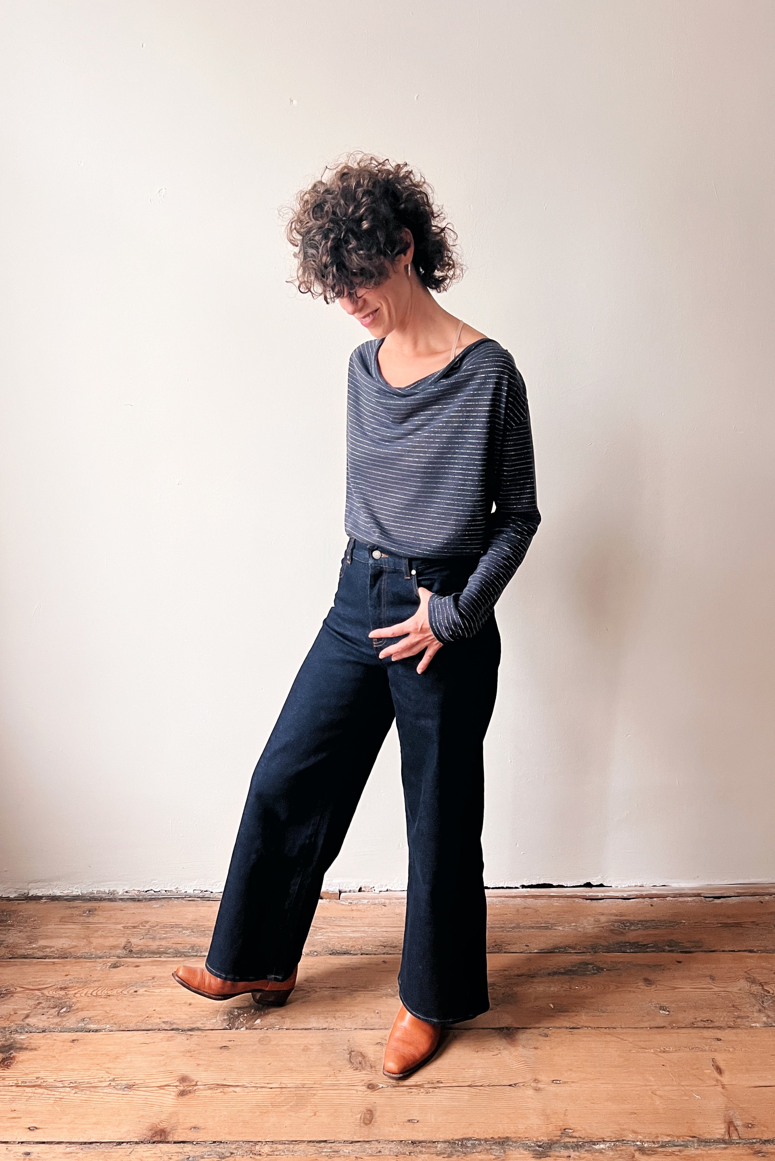 Wide Jeans Robin - Denim Blue