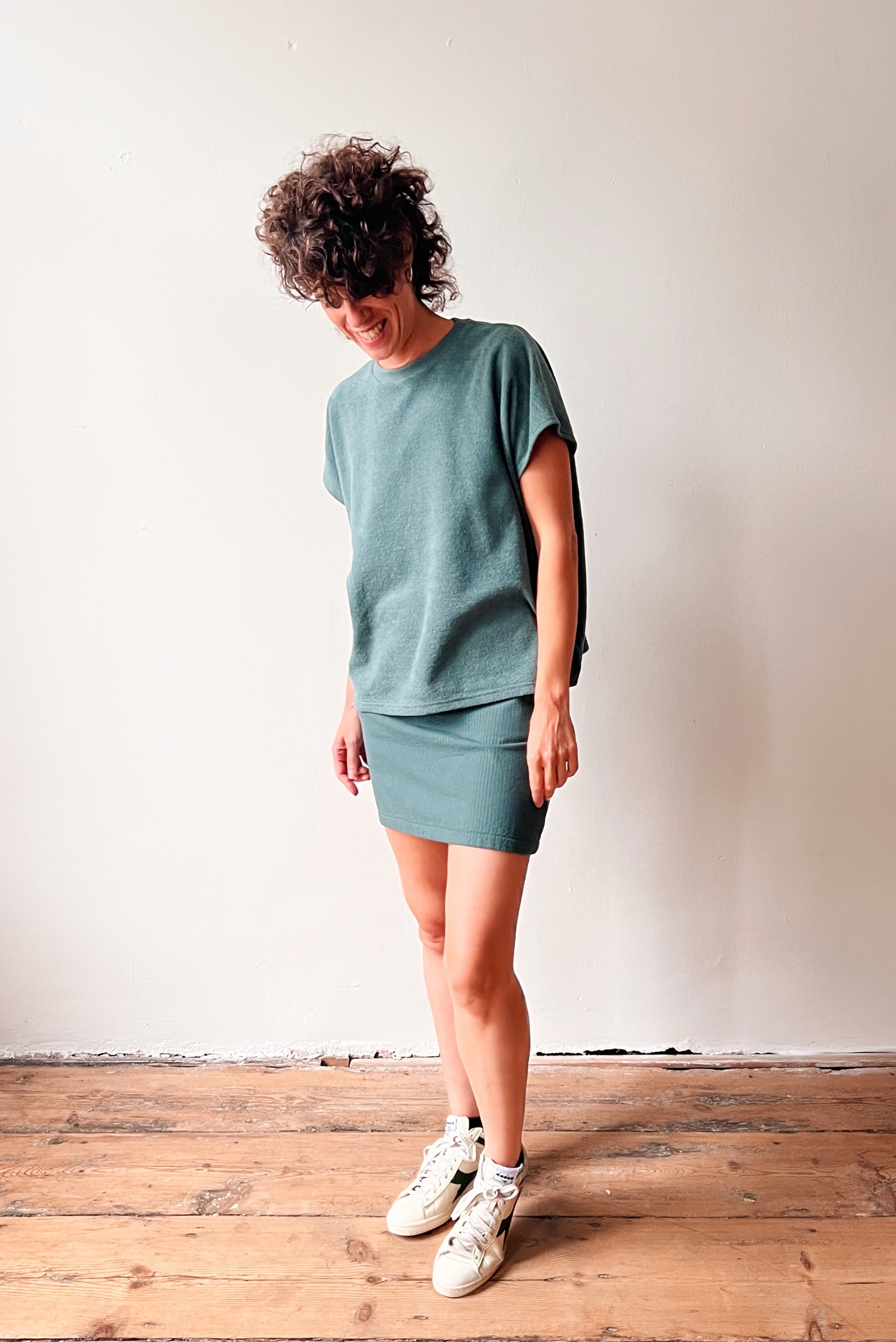 Sleeveless Sweater Ayla - Sage Terry