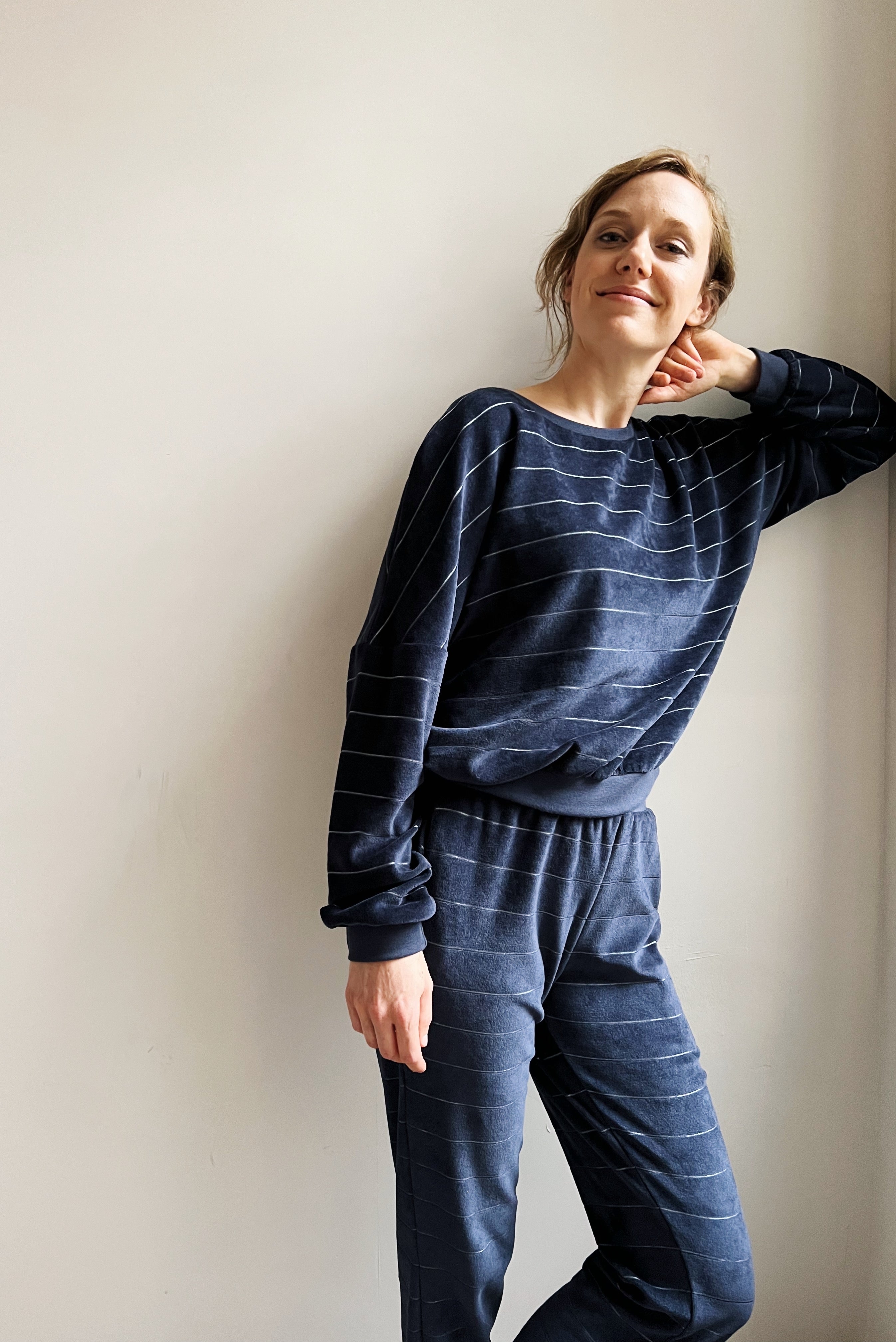 the dão store - Pants Nicky - Blue Velvet - Pants | Jumpsuits