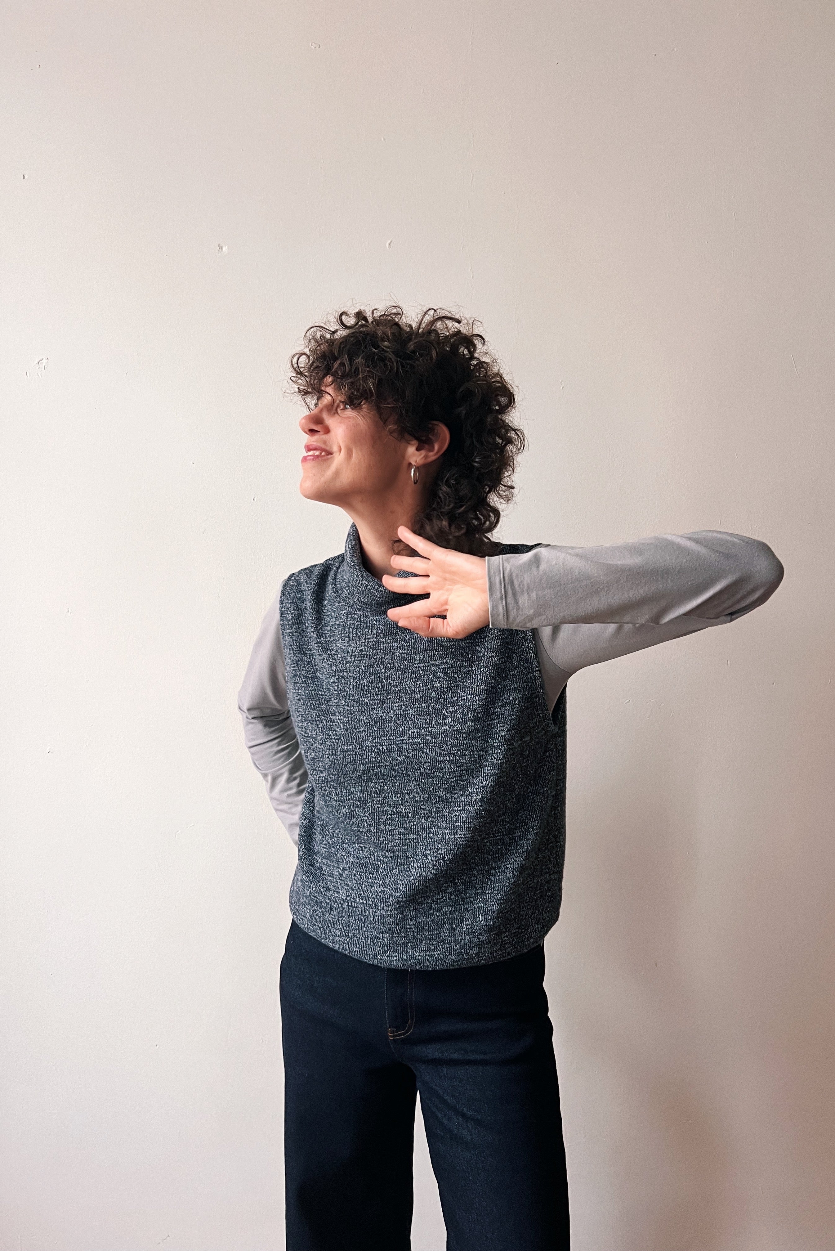 Longsleeve Iris - Cool Gray