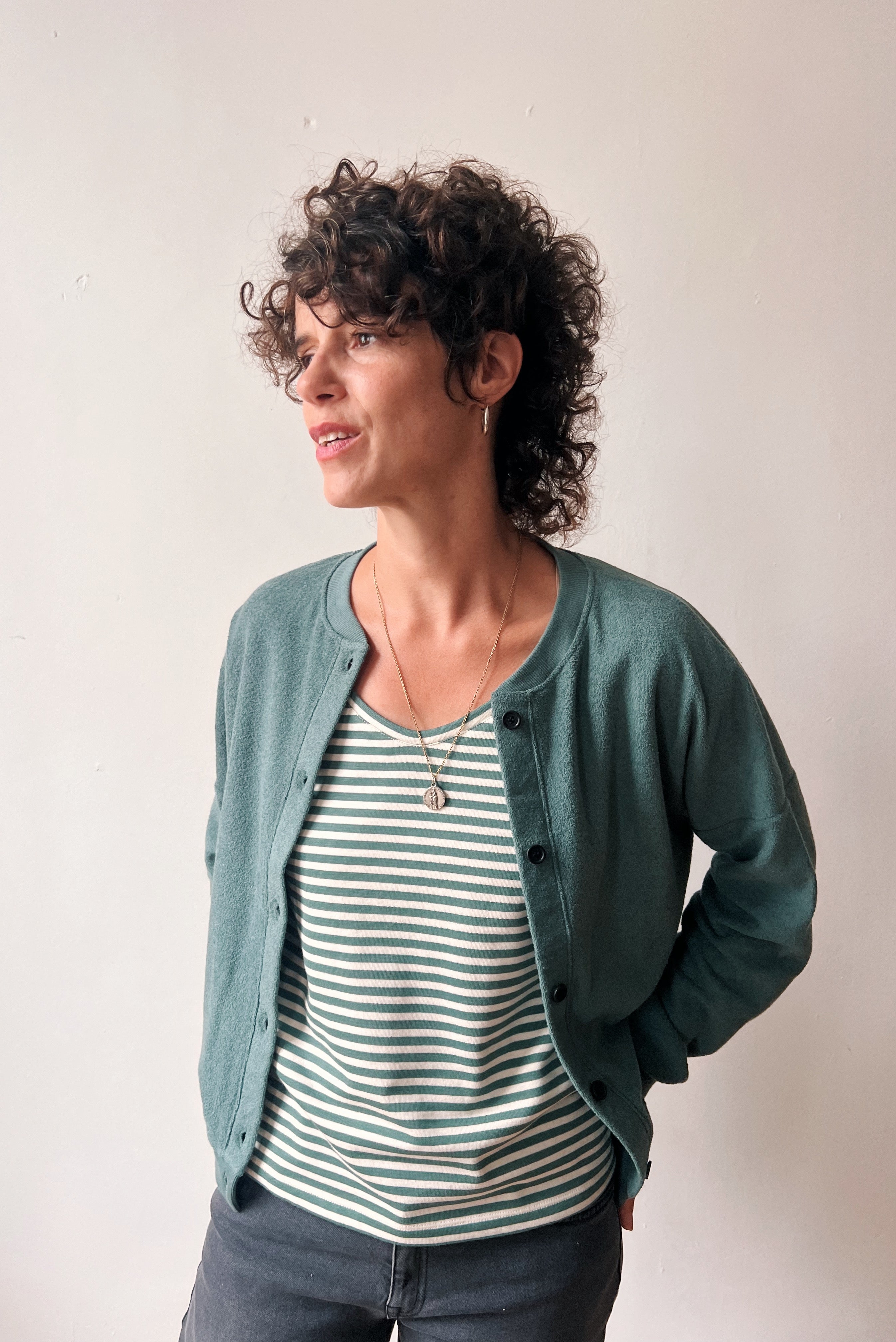 Cardigan Maxime - Sage Terry