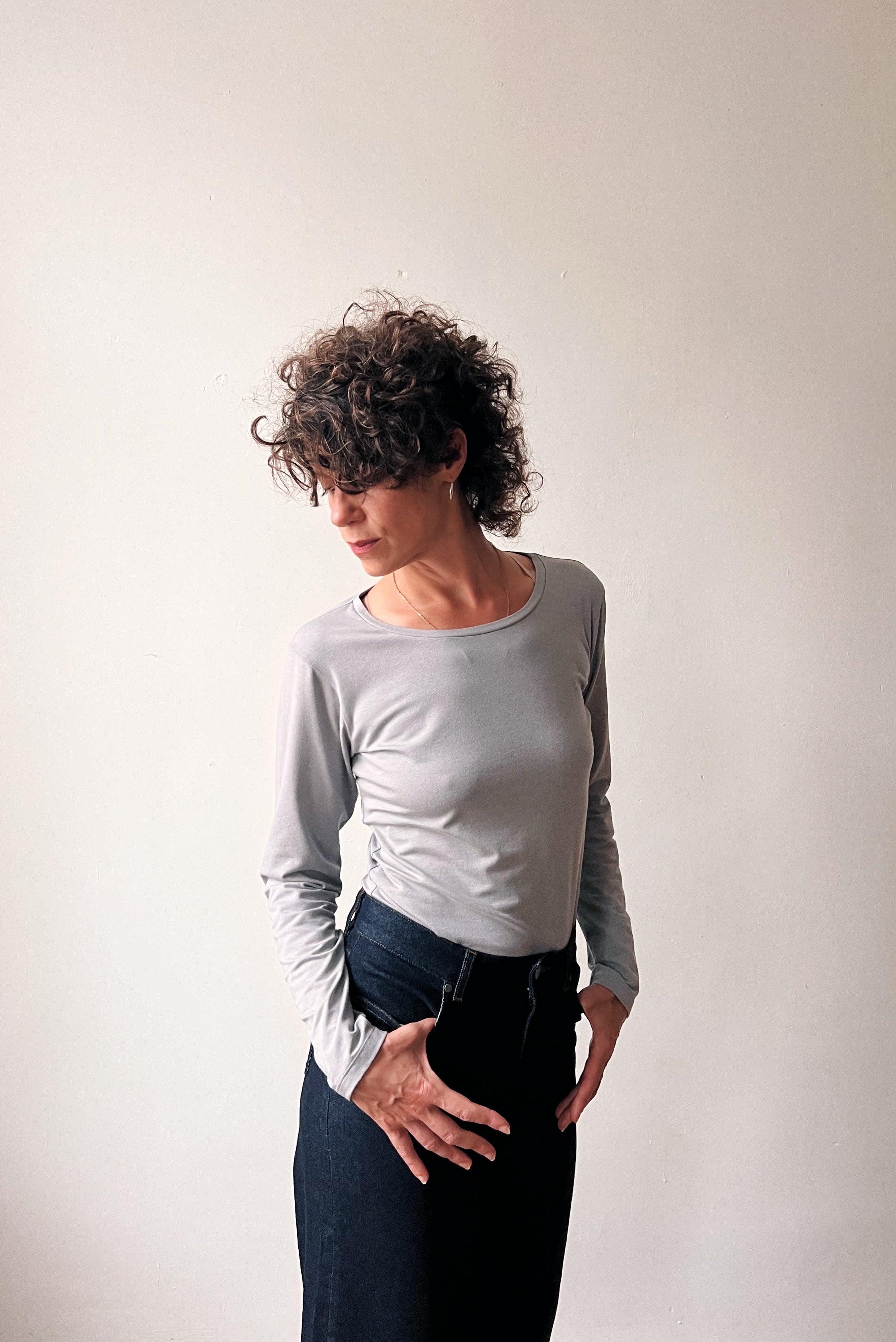 Longsleeve Iris - Cool Gray