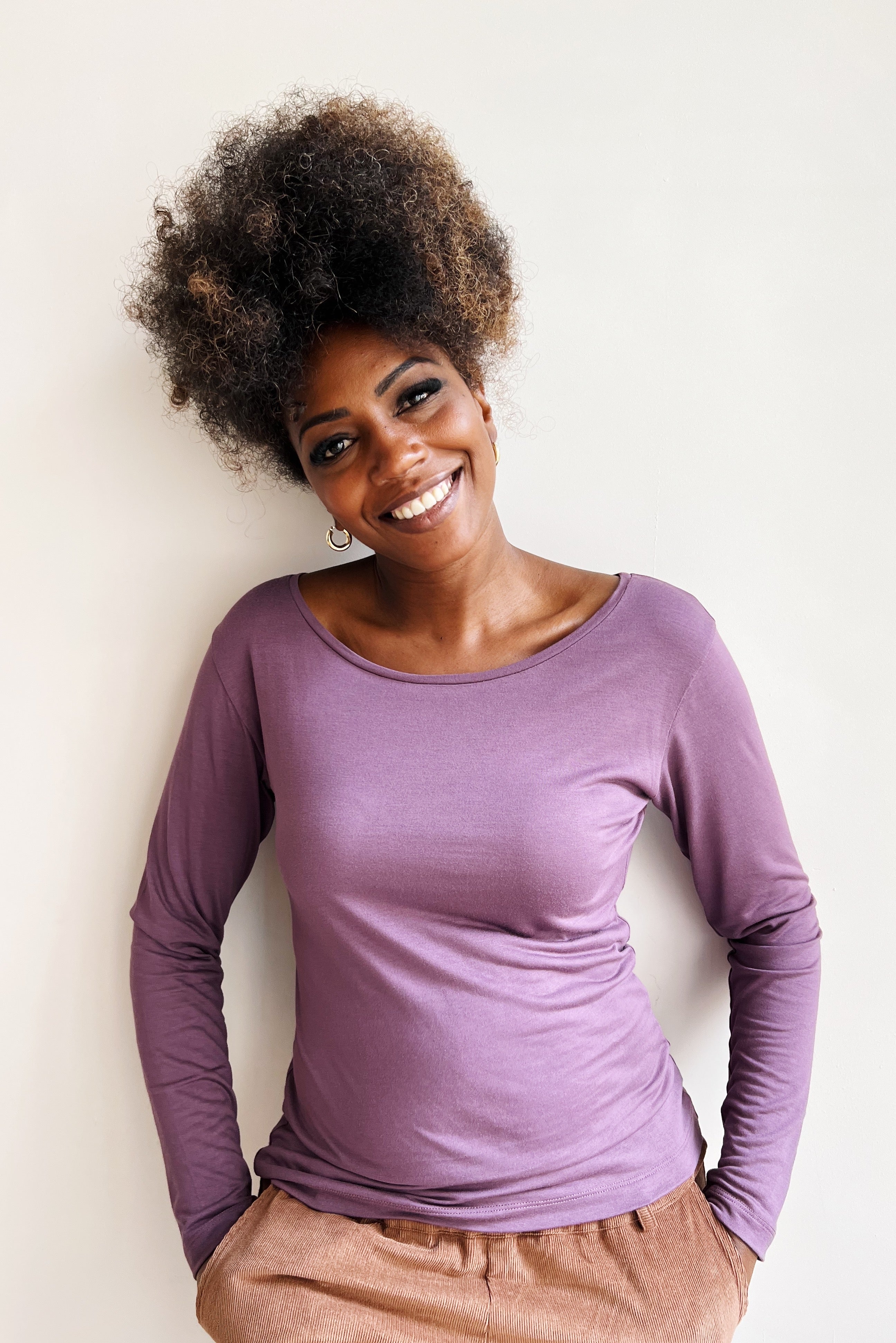 the dão store - Longsleeve Iris - Plum - T-shirts | Tops