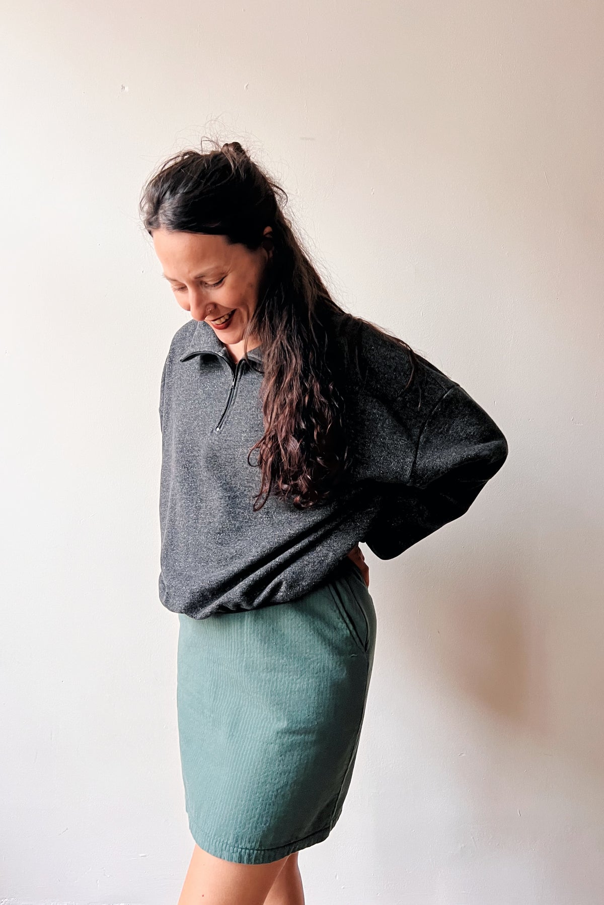 Sweater Bea - Dark Grey Melange