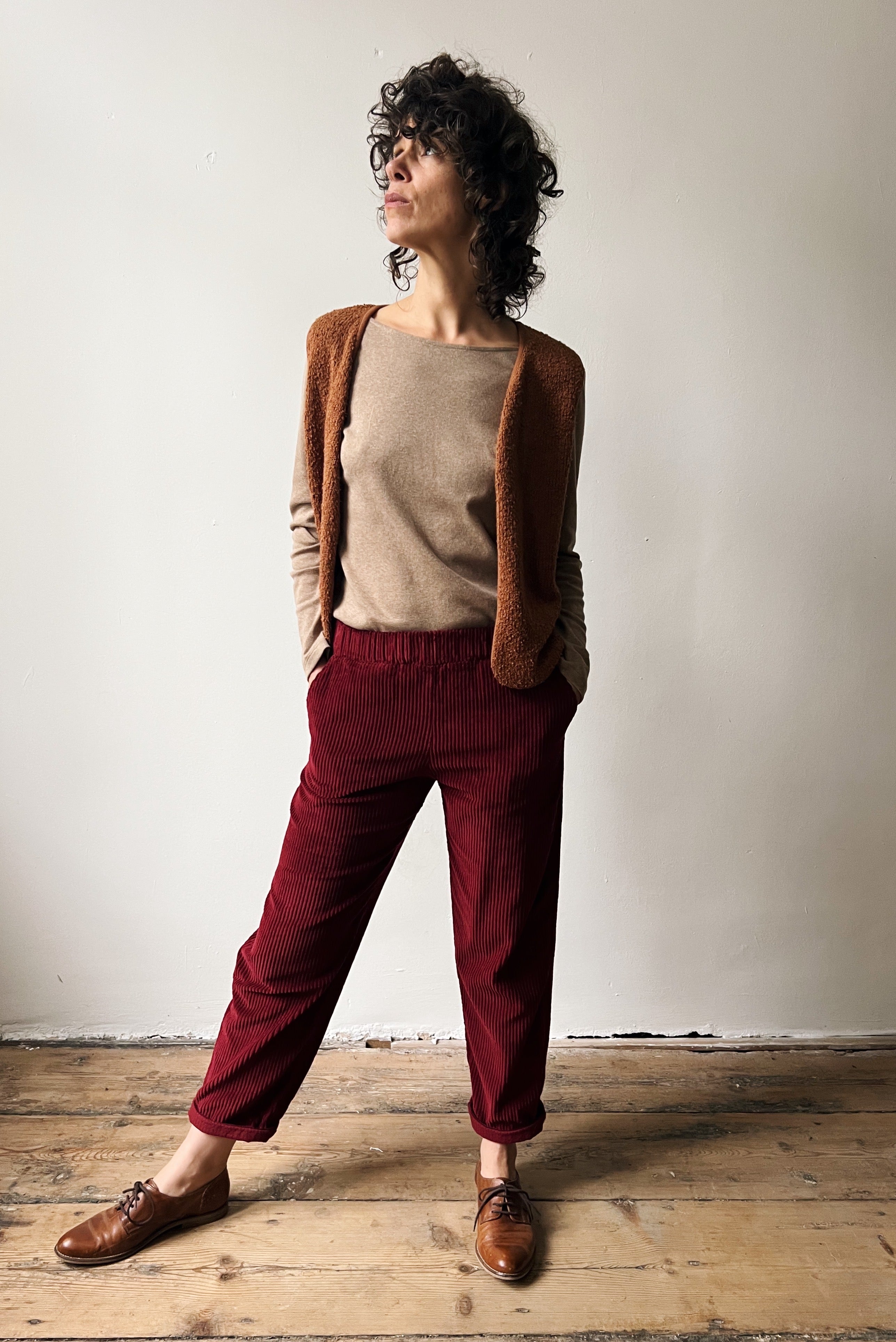 Pants May - Corduroy - Pomegranate