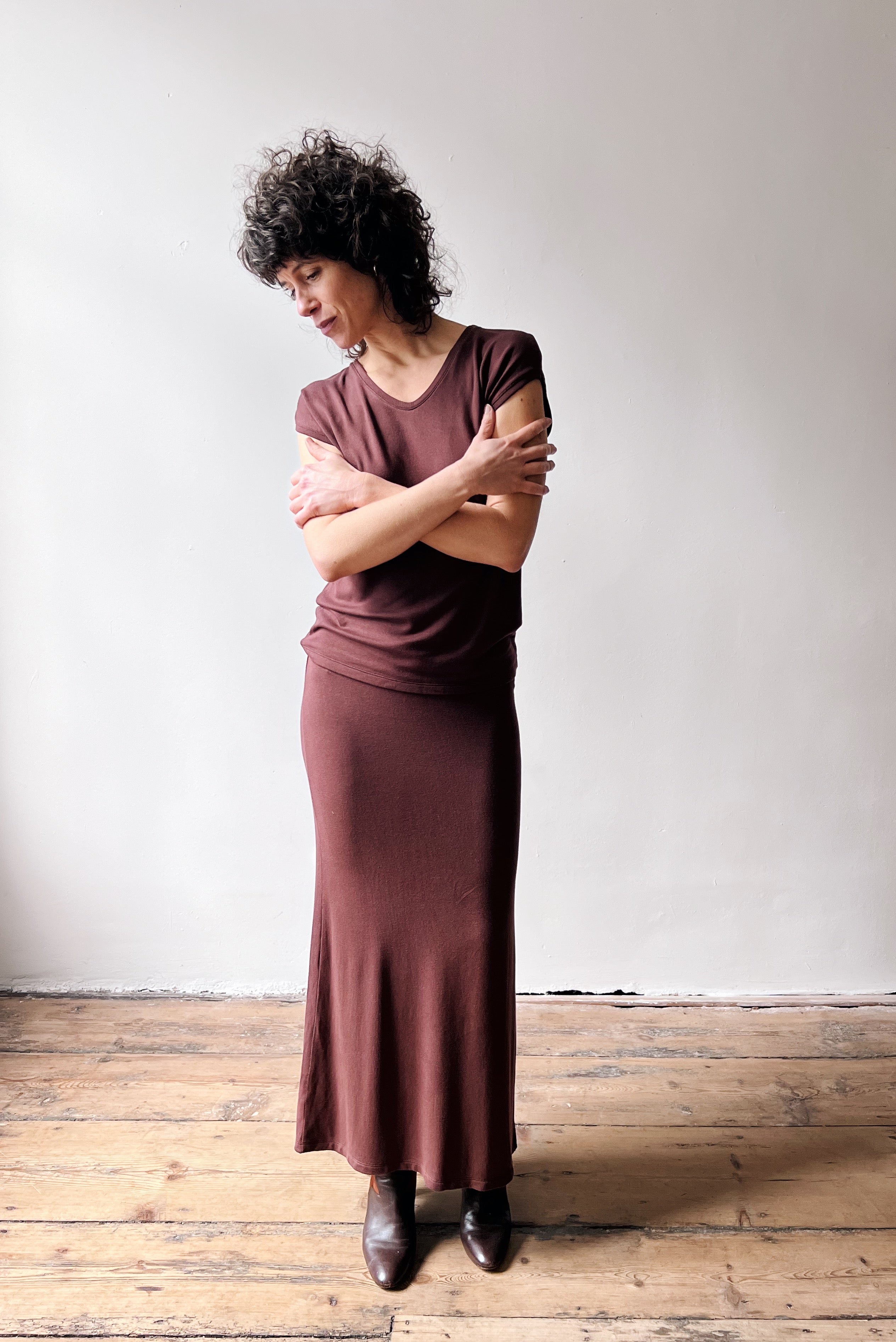 Skirt Lily - Aubergine