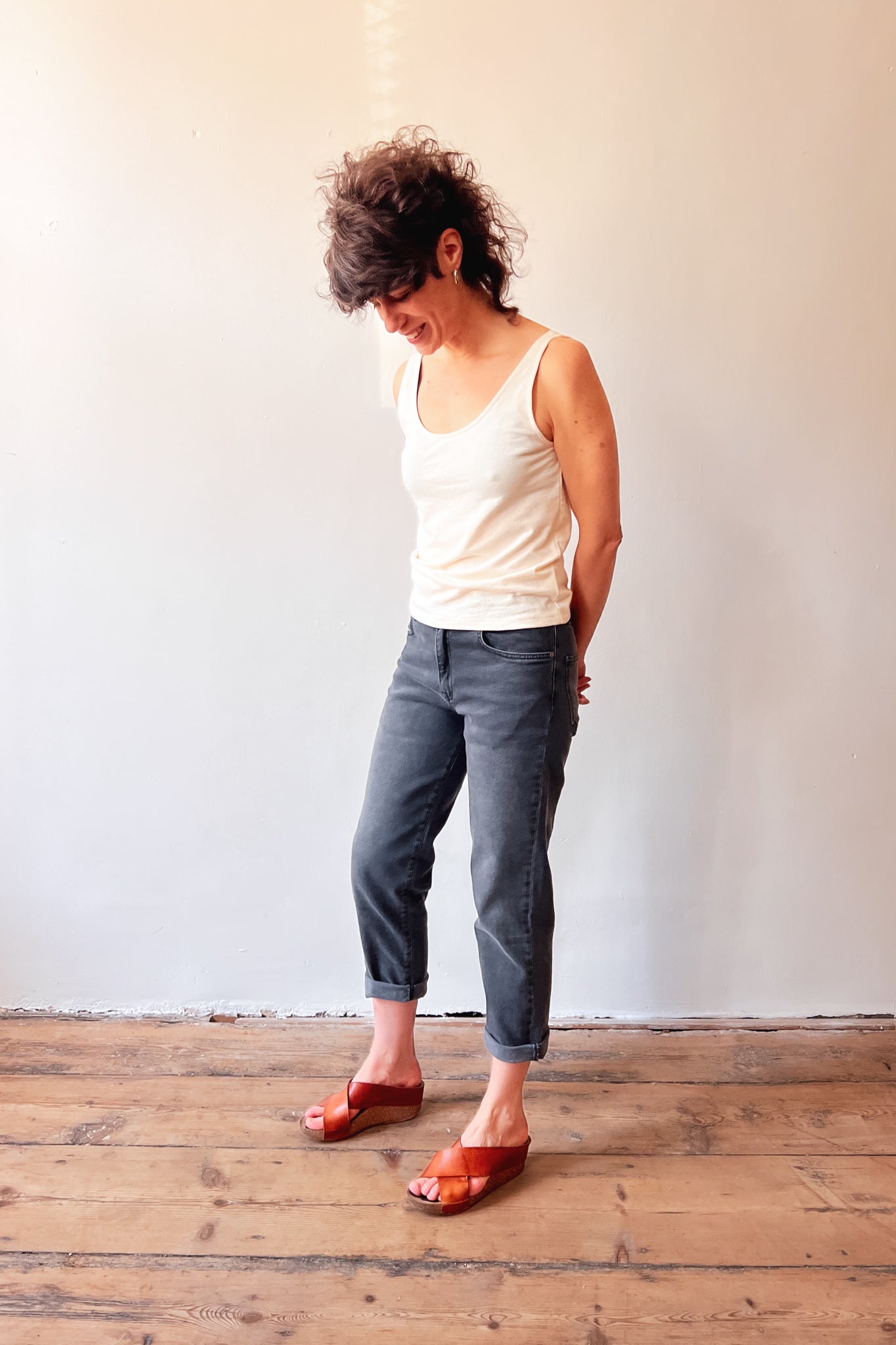 Boyfriend Jeans Berley - Washed Black