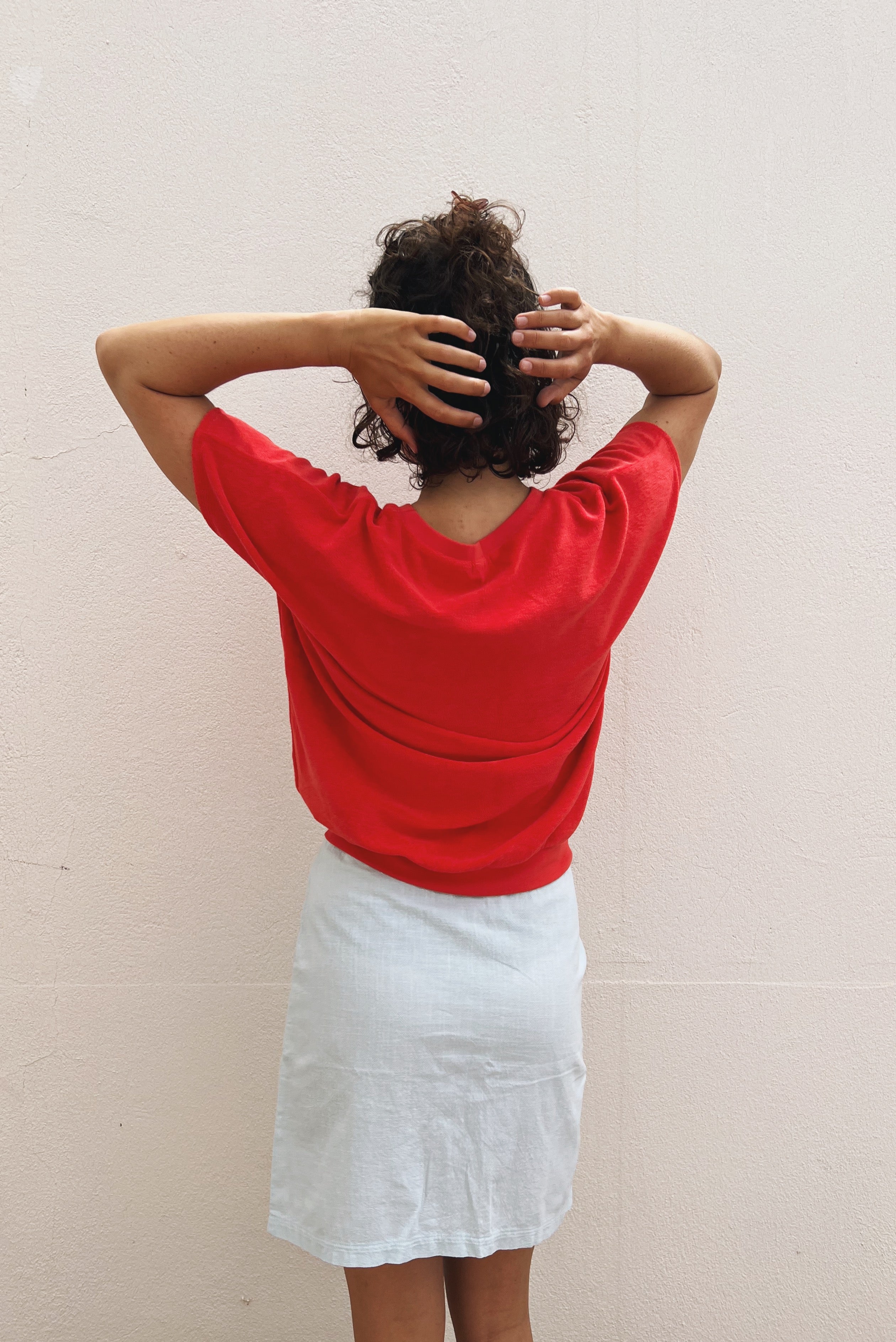 Skirt Erin Buttons - Water Blue