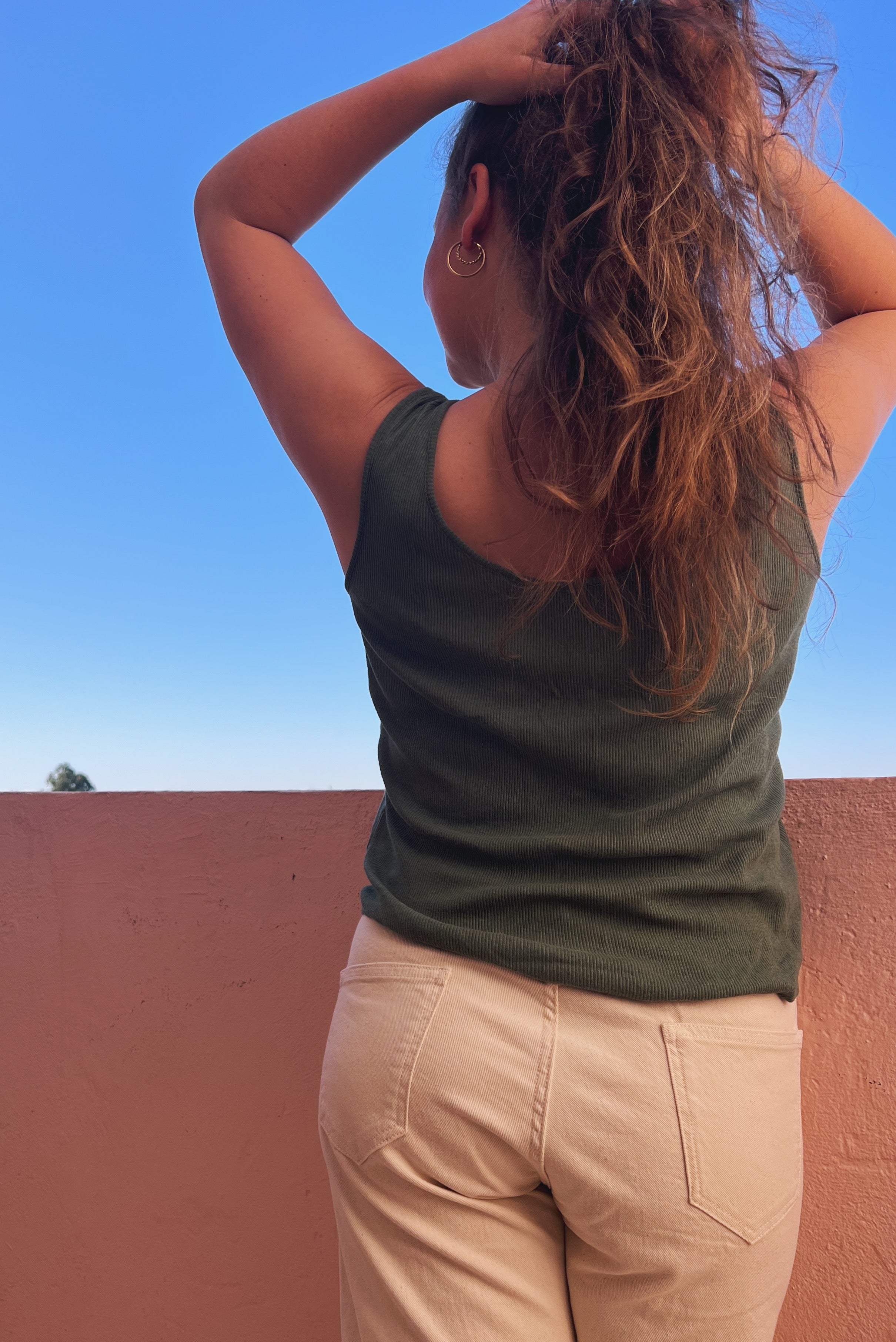 Top Zoë - Basil Rib