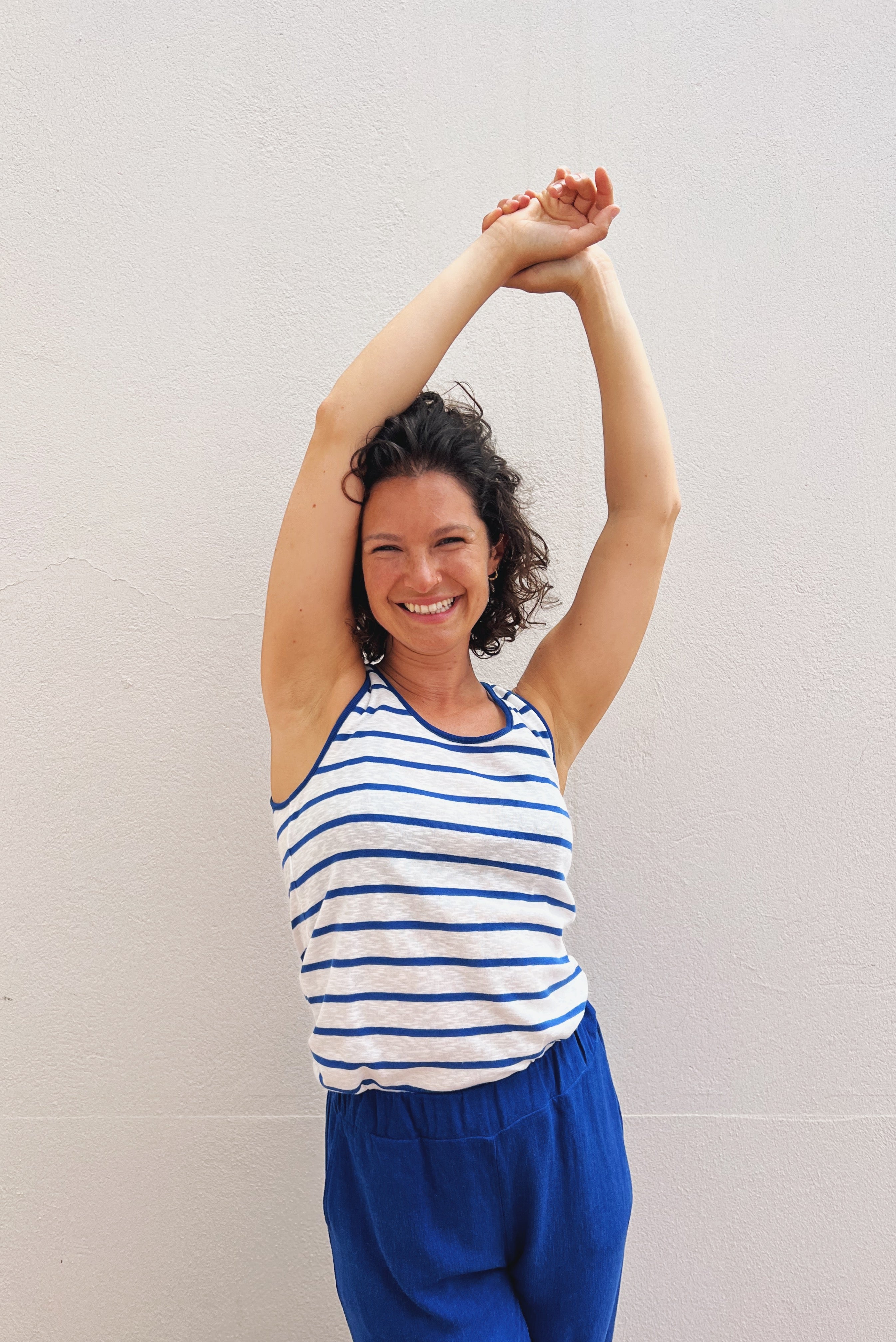 Top Suri - Royal Blue Stripes