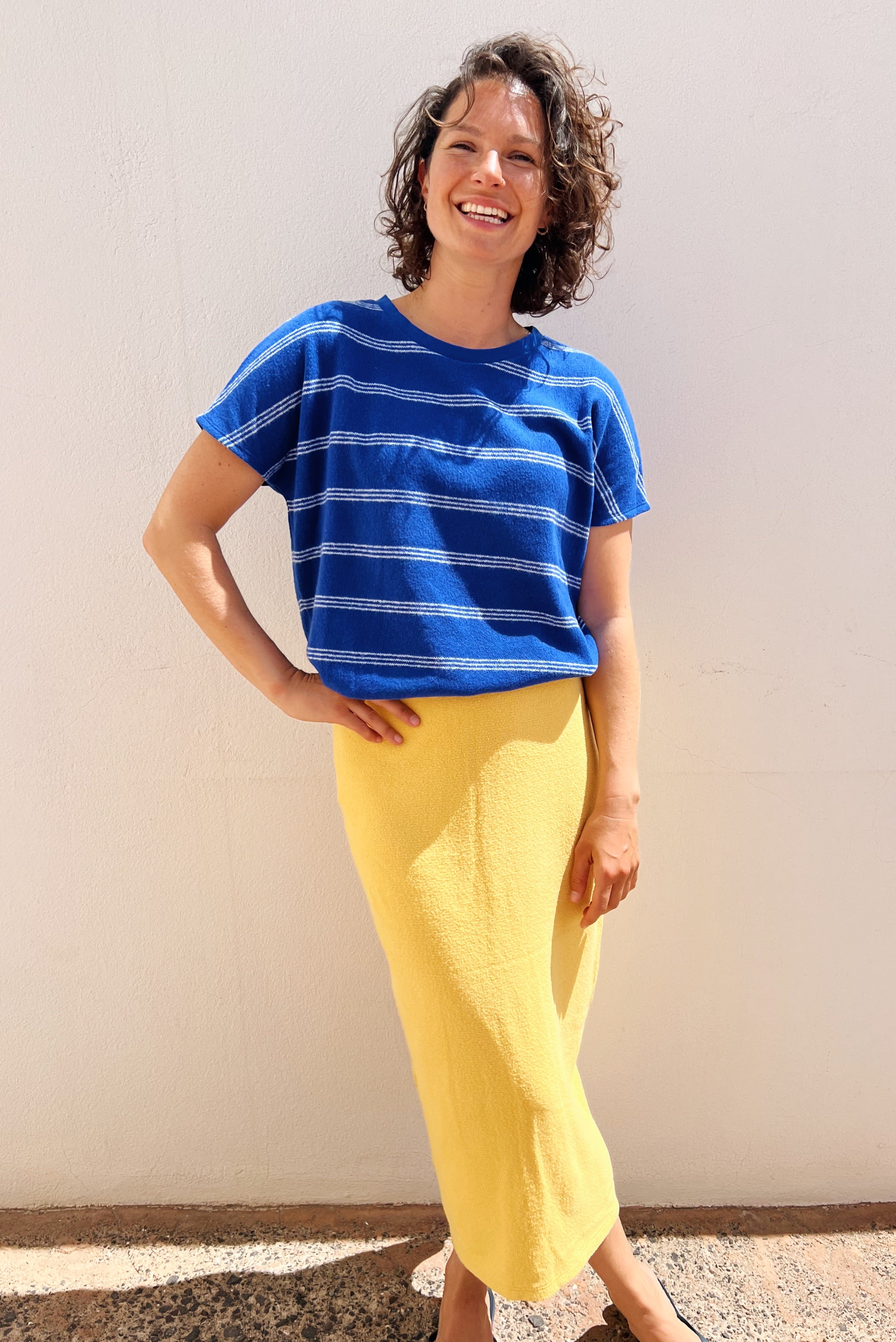 Knitted Skirt Elly - Sunflower