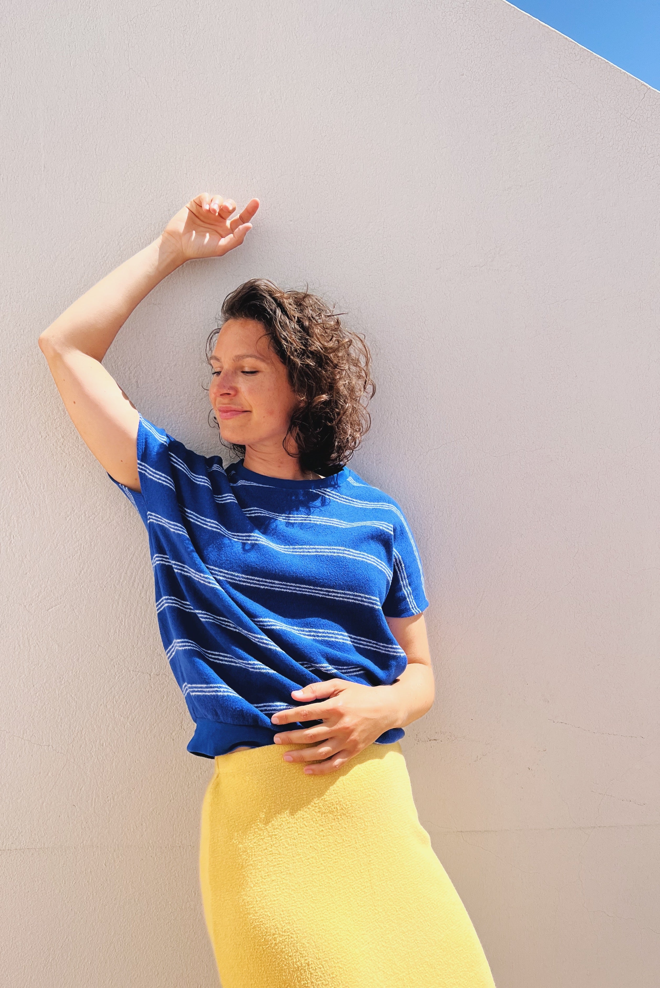 Knitted Skirt Elly - Sunflower