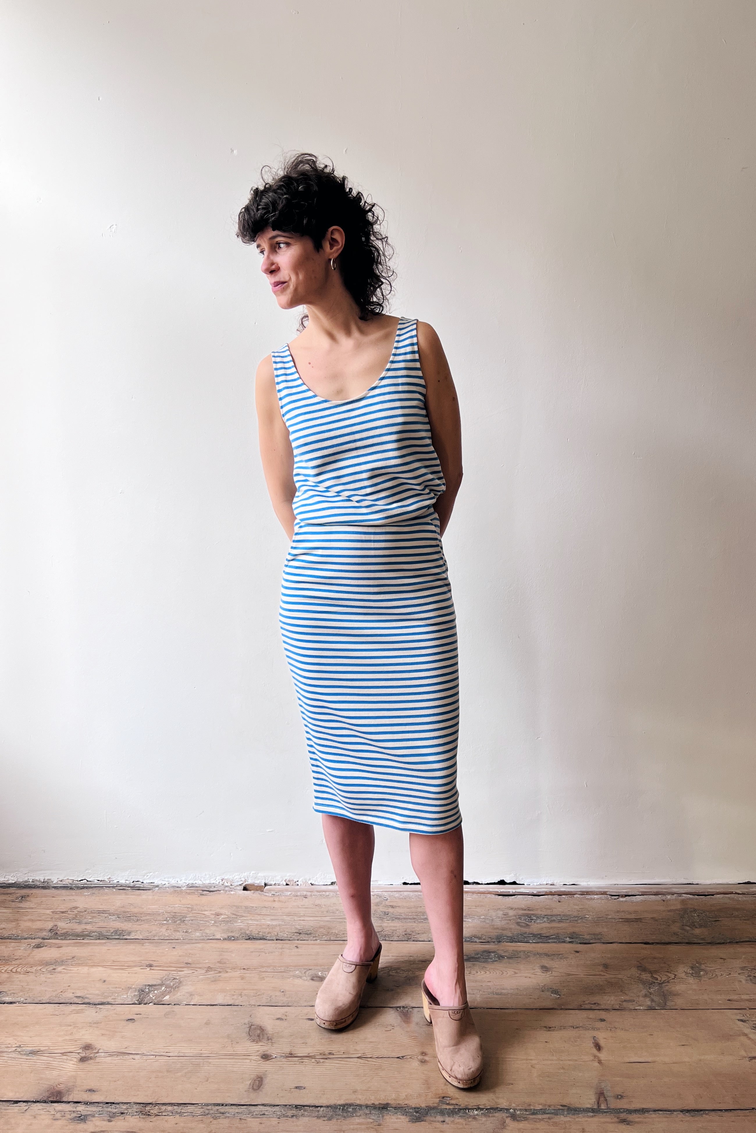 Top Zoë - Bright Blue Stripes
