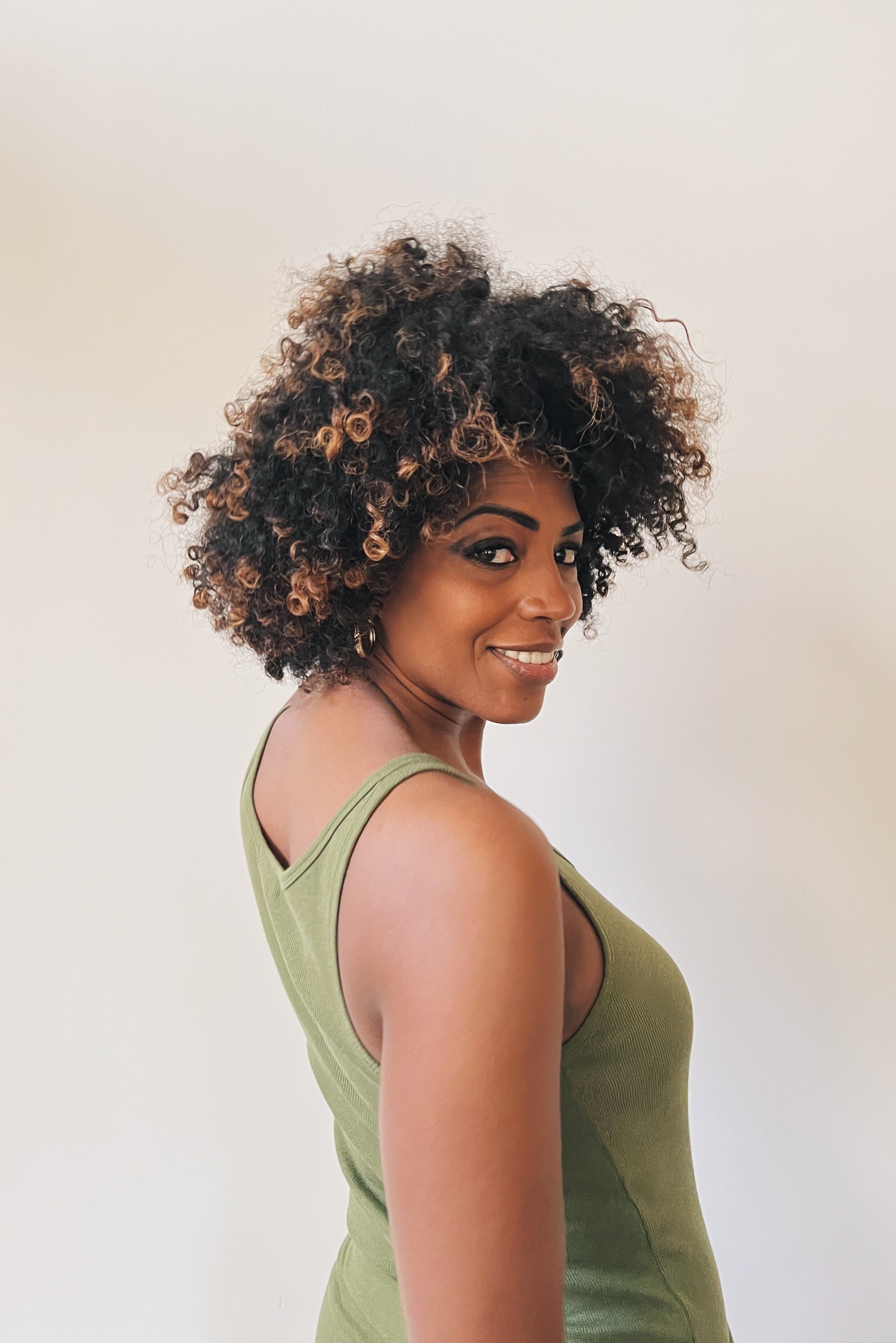 Tanktop in soft rib with open neck and fine shoulder straps.