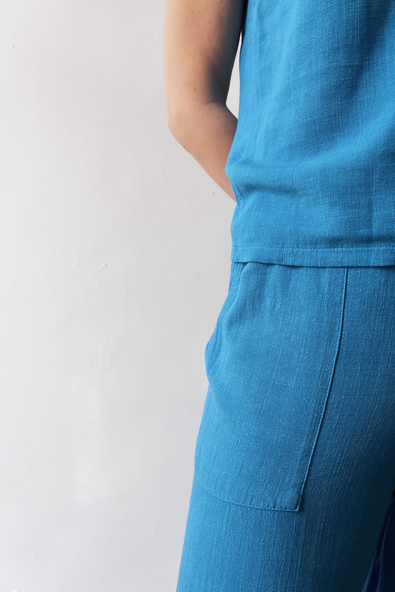 Wijde Broek Marta+ - Bright Blue