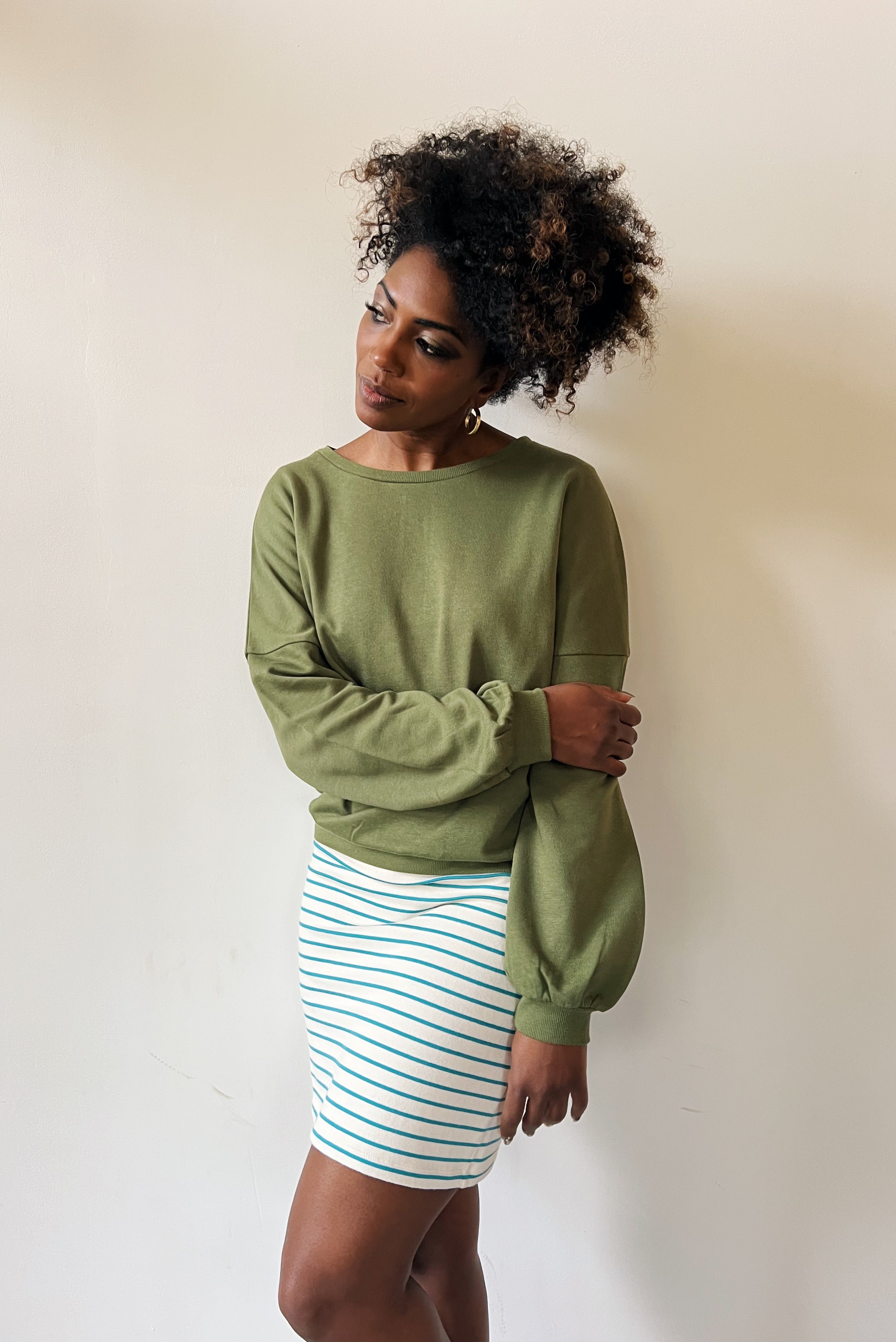 Sweater Isla - Olive