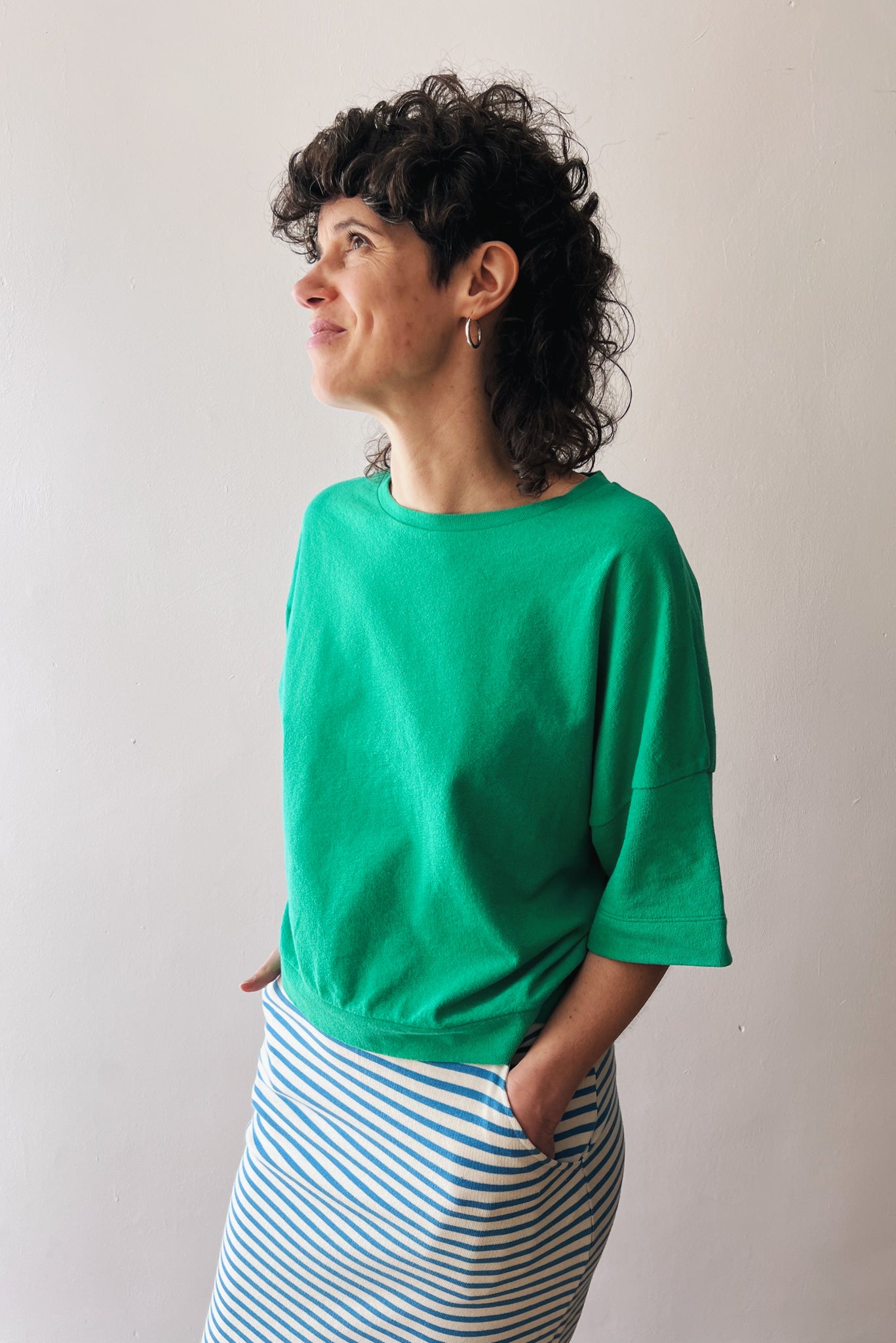 Midsleeve Sweater Mindy - Jade