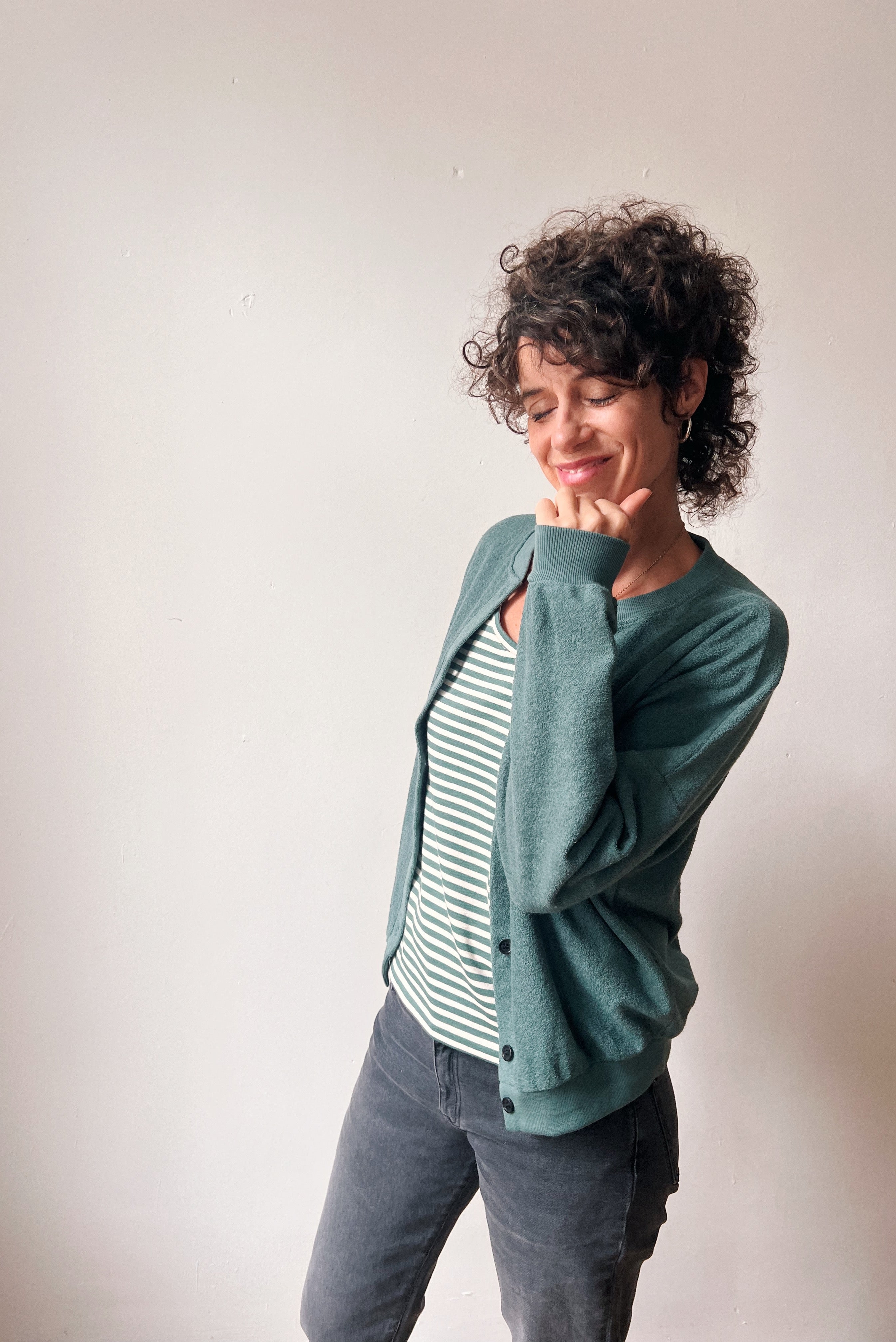 Cardigan Maxime - Sage Terry