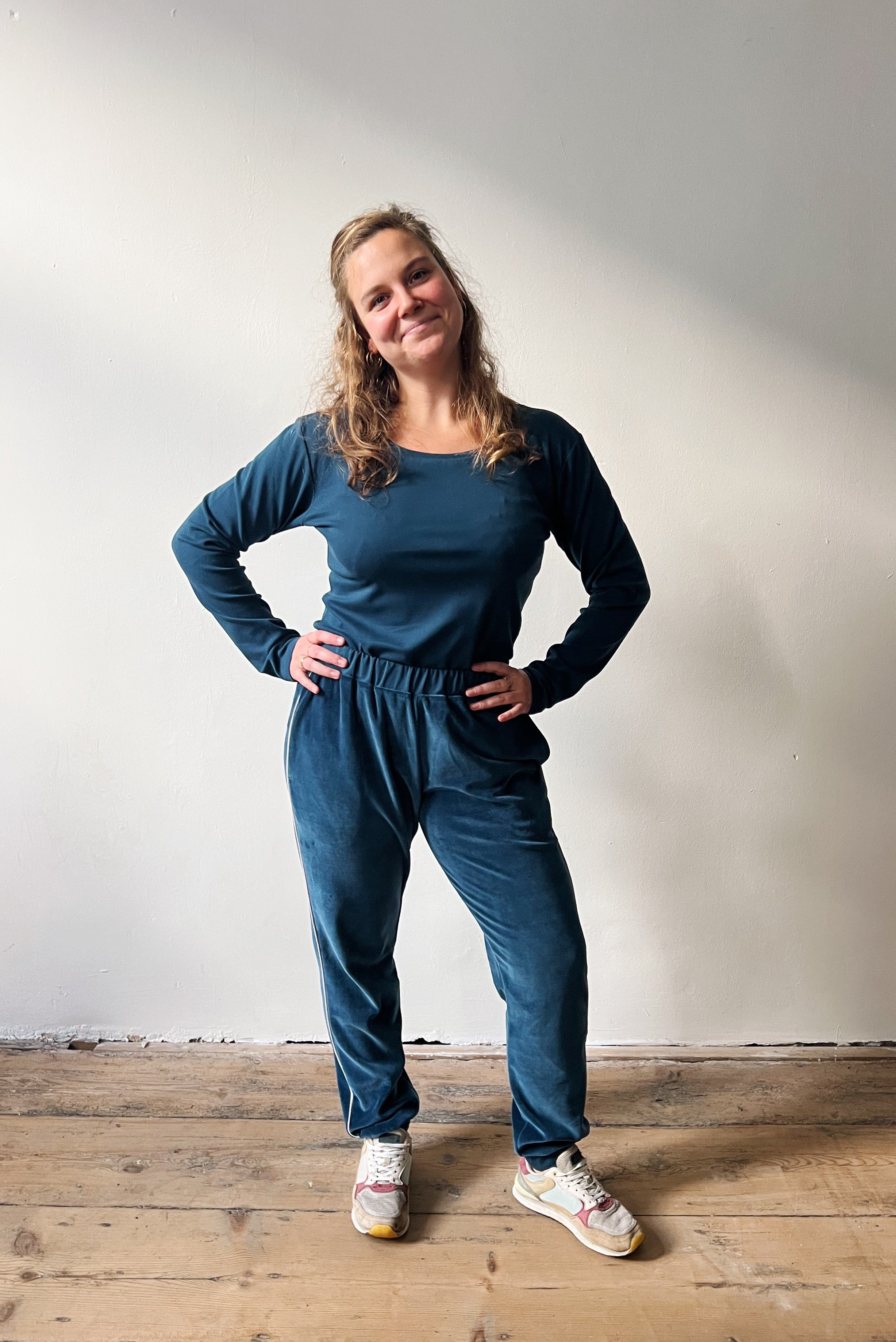 Pants Nicky - Ocean Velvet