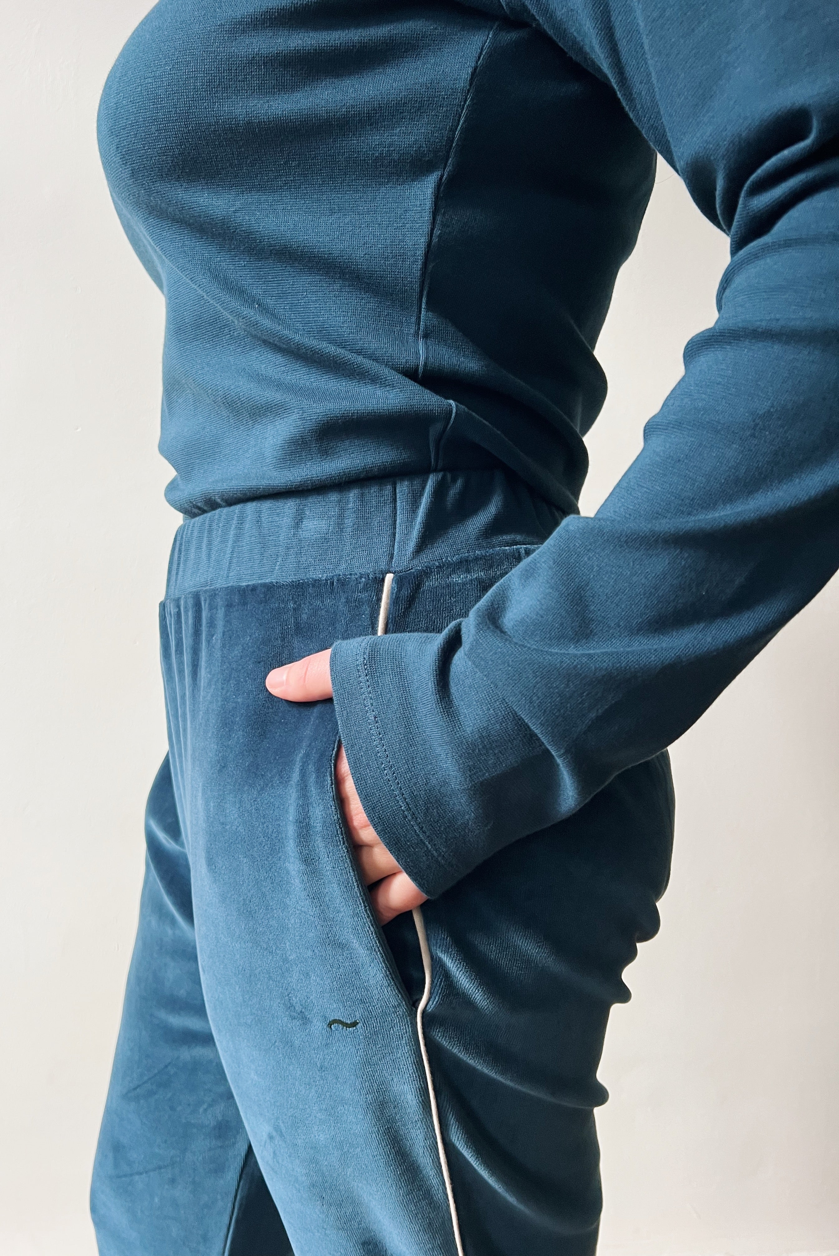 Pants Nicky - Ocean Velvet