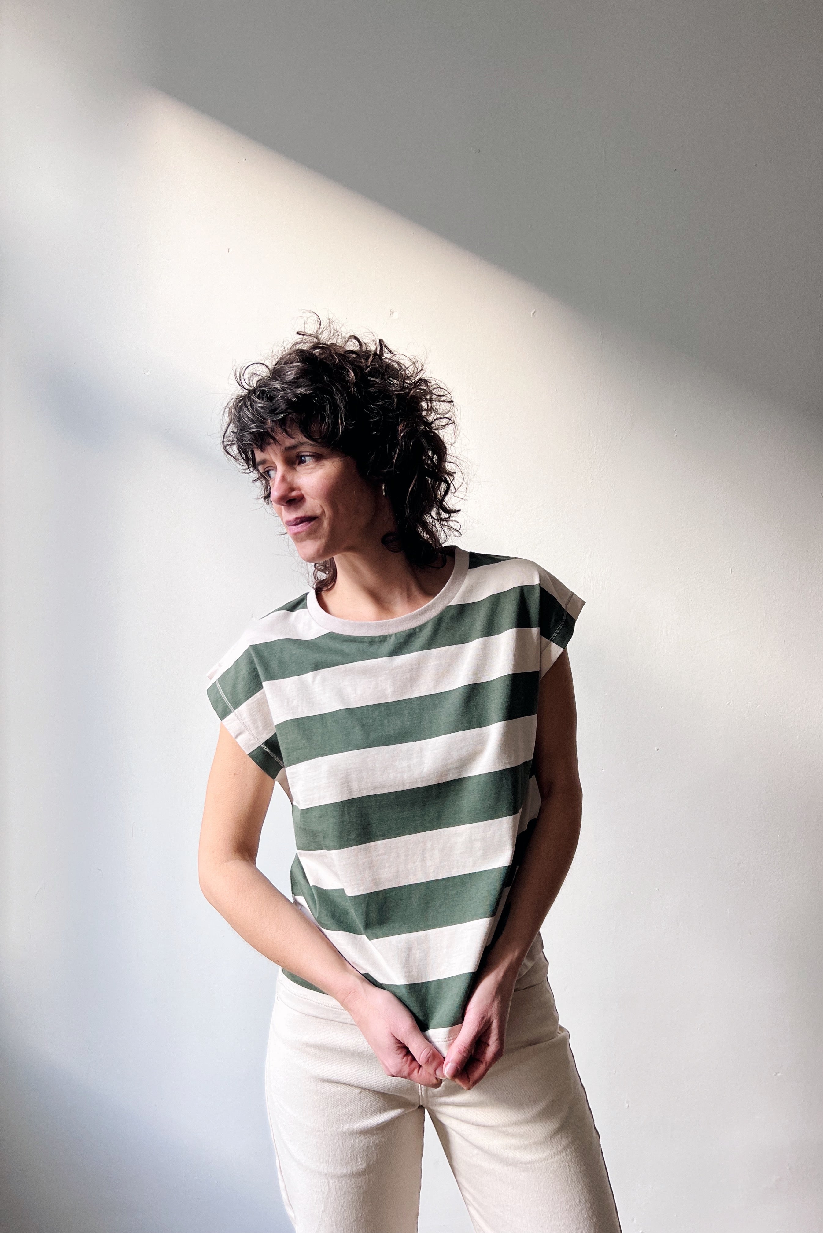 T-Shirt Bo - Basil Stripes