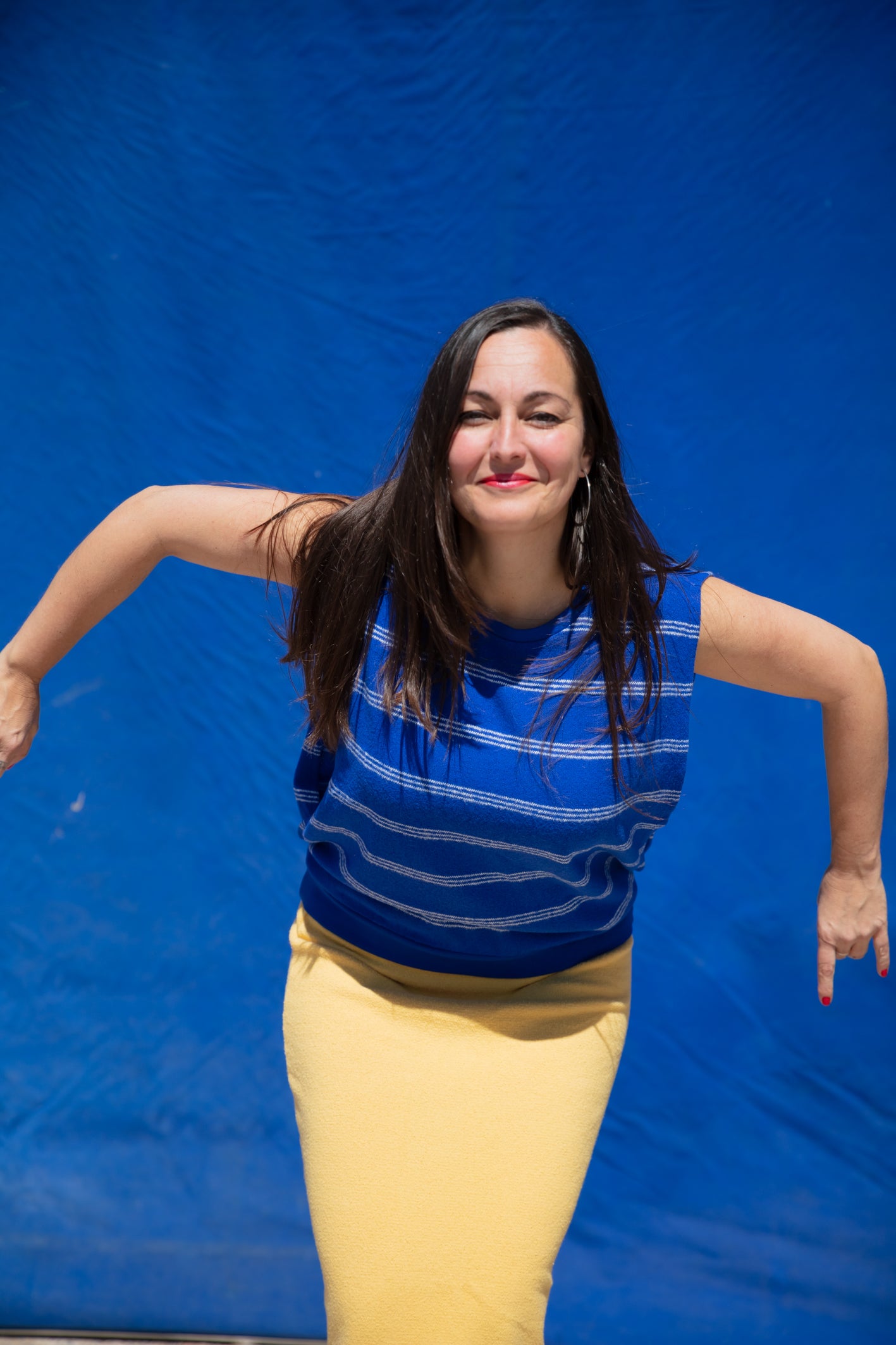 Knitted Skirt Elly - Sunflower