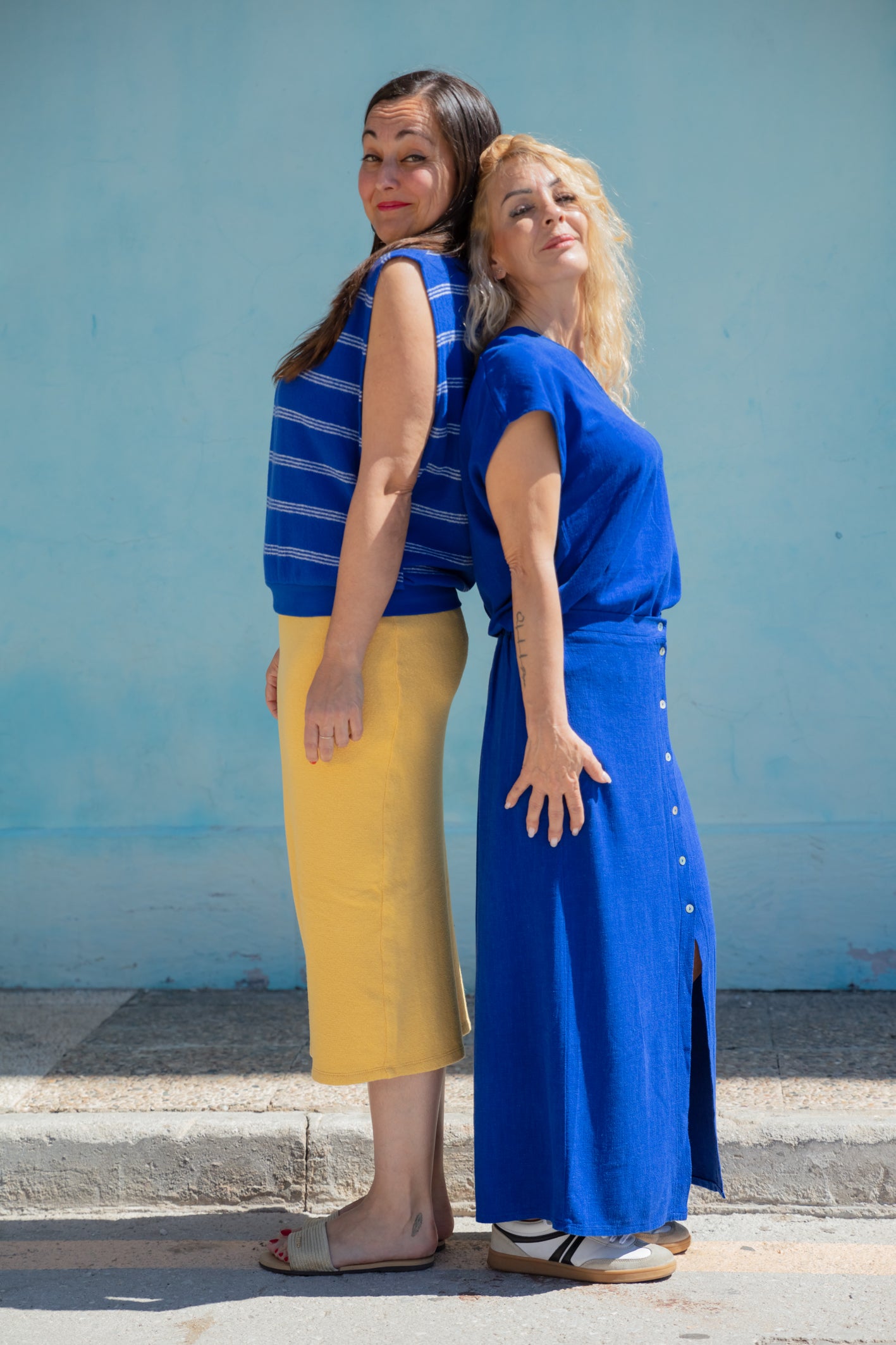 Knitted Skirt Elly - Sunflower