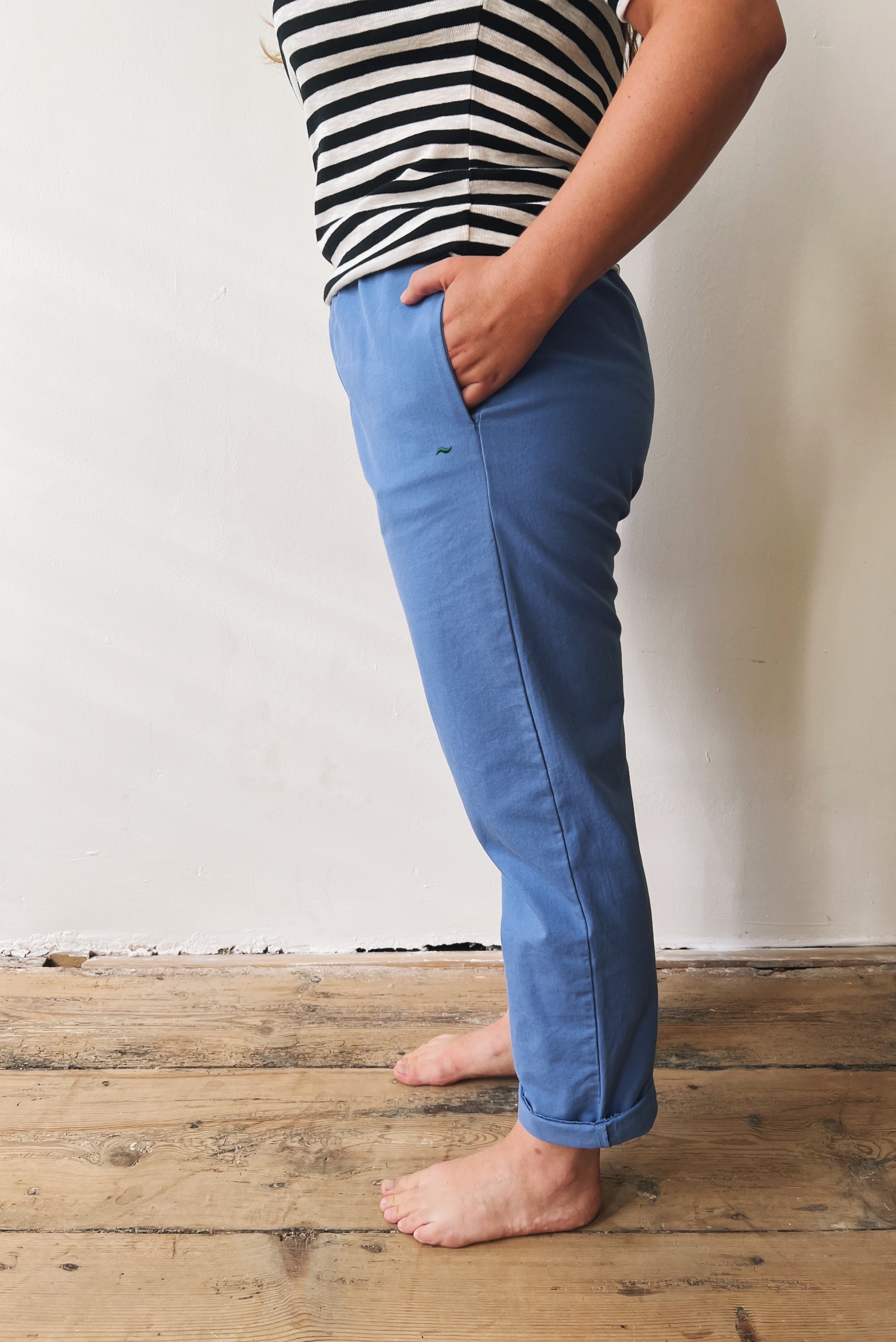 Pants Eleni - Soft Cobalt